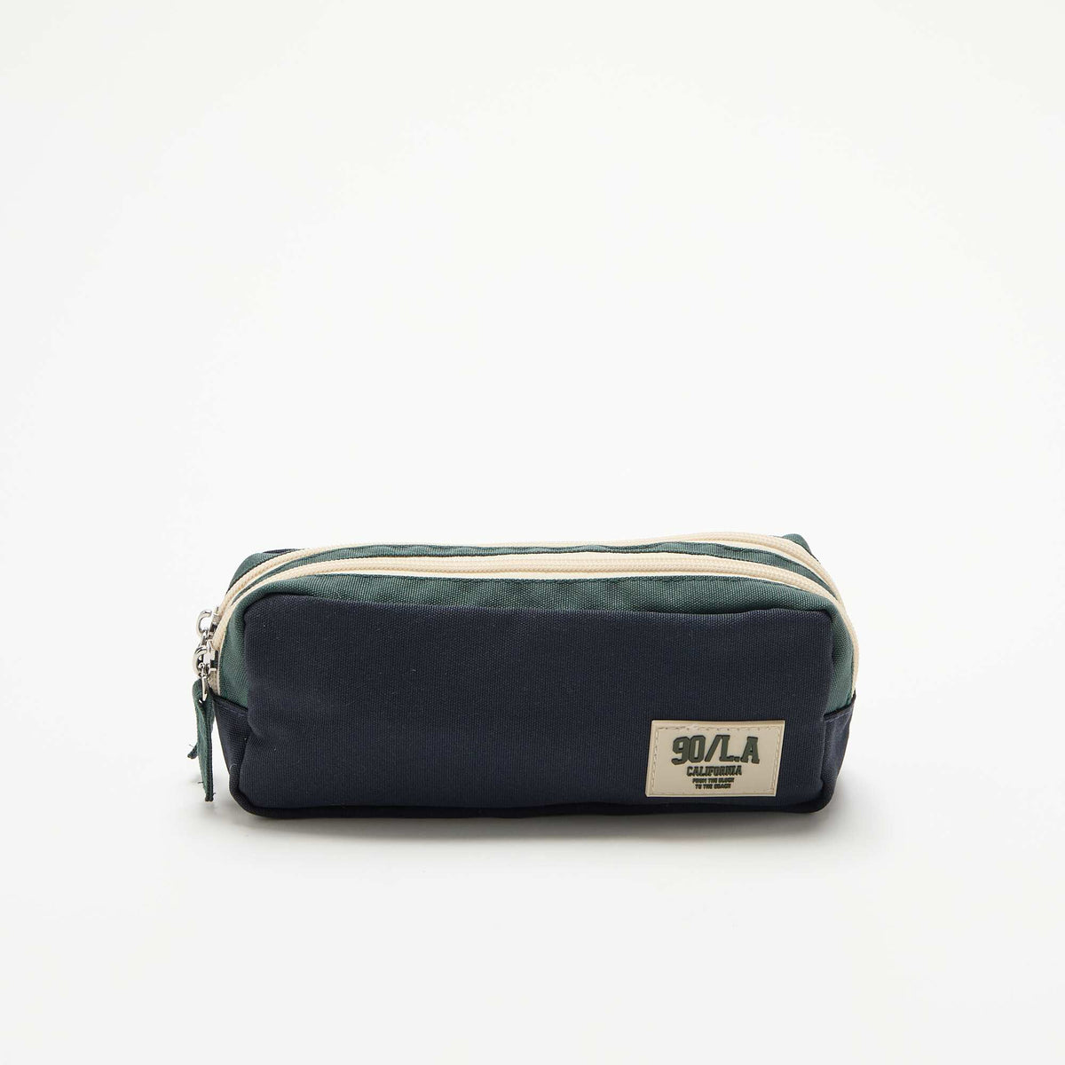 Trousse à double compartiment BLEU