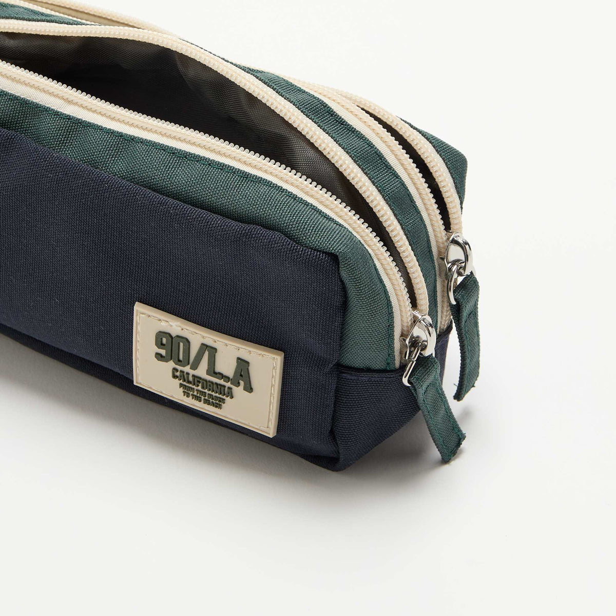 Trousse à double compartiment BLEU