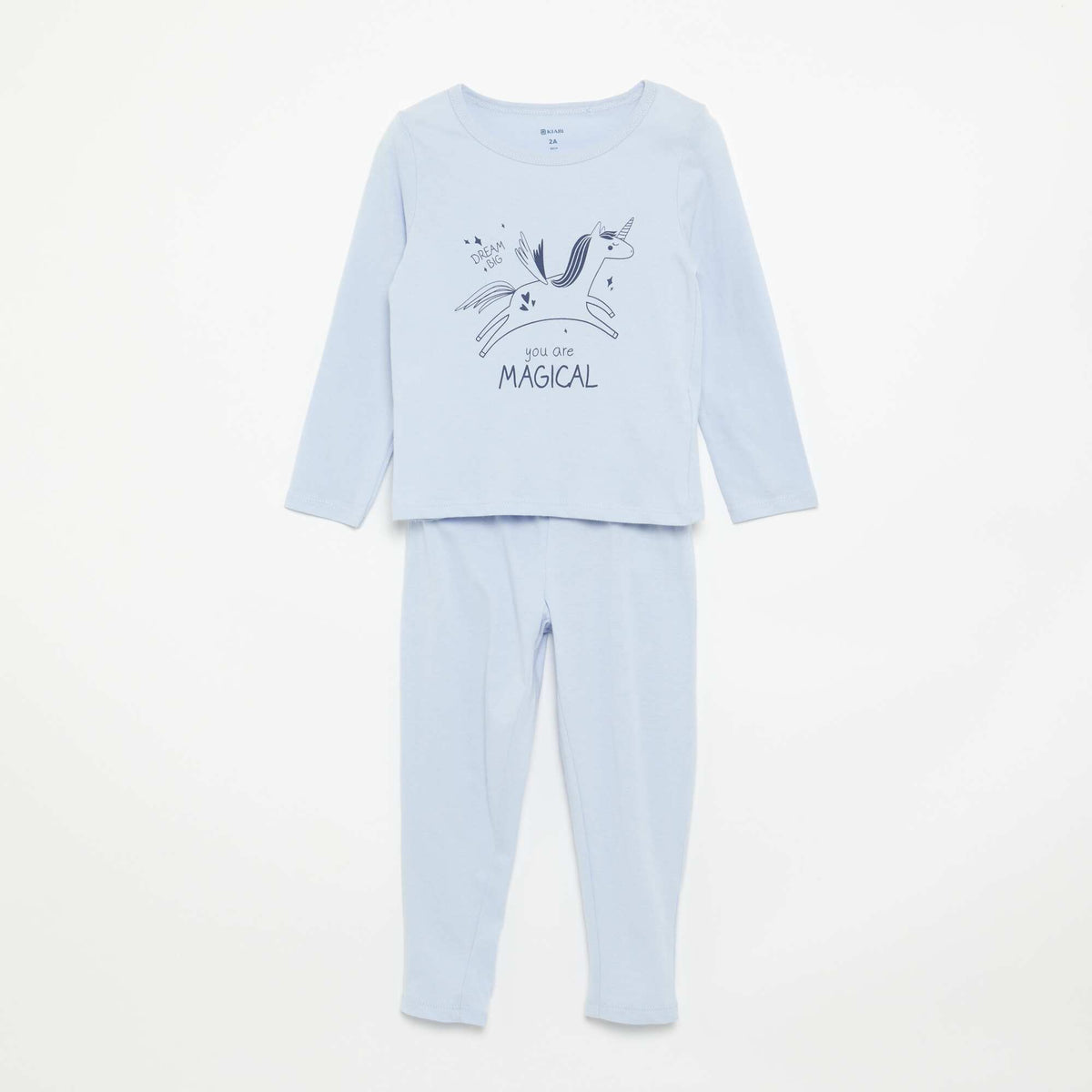 Pyjama 2 pièces en jersey BLEU