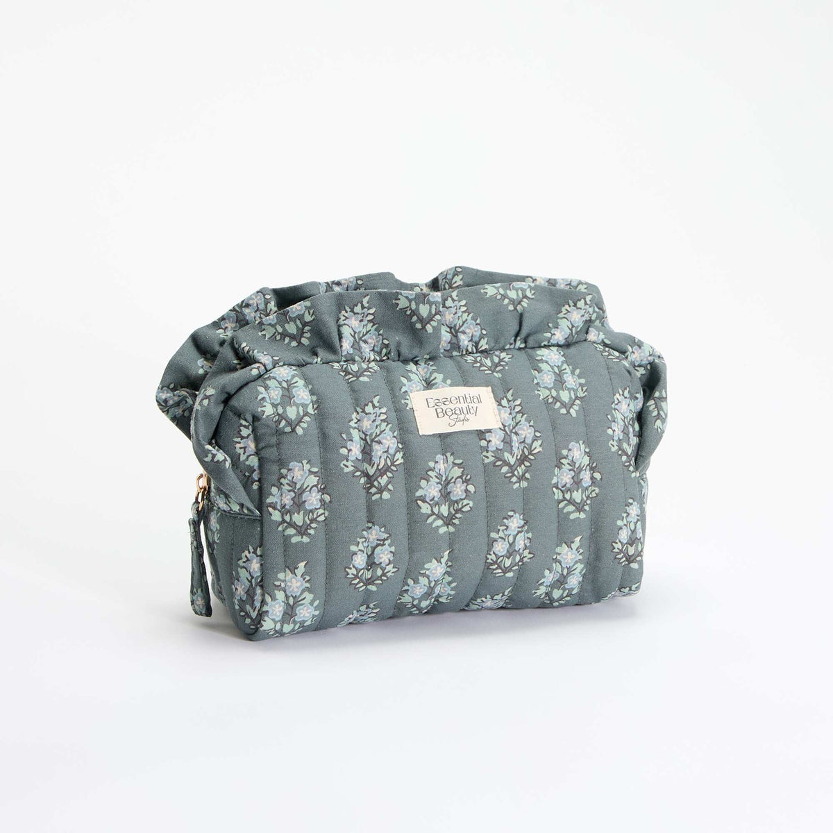 Trousse imprimée en textile VERT