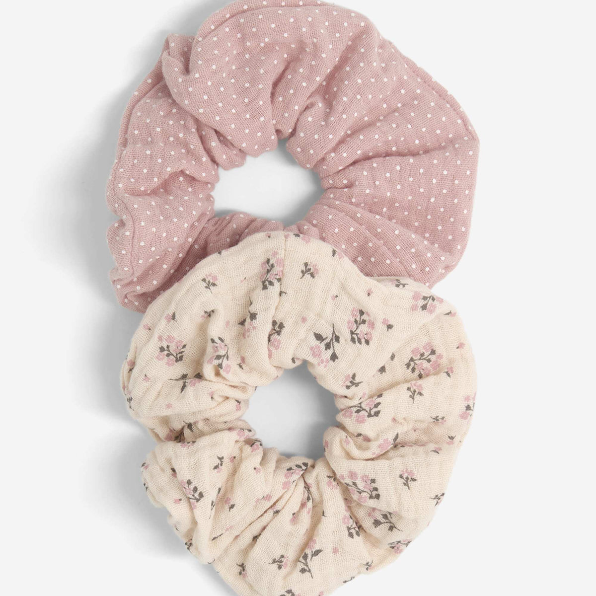 Lot de 2 chouhous imprimés ROSE