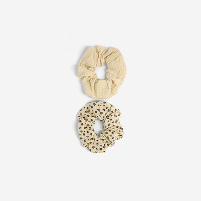 Lot de 2 chouhous imprimés BEIGE