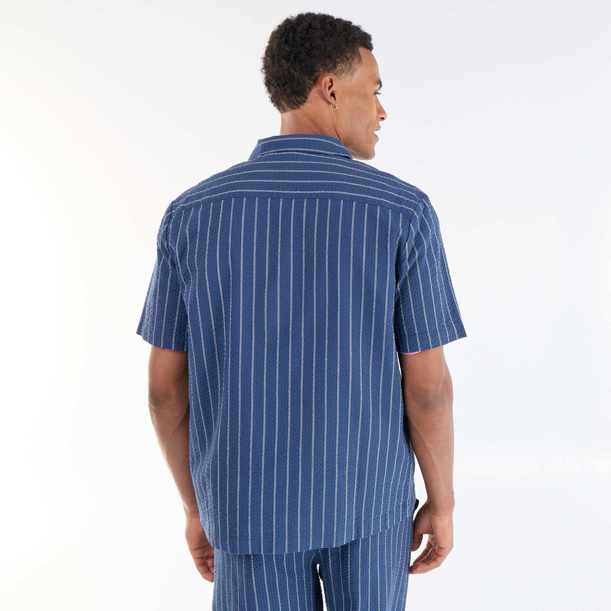 Chemise manches courtes BLEU
