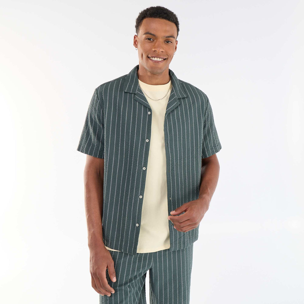 Chemise manches courtes KAKI