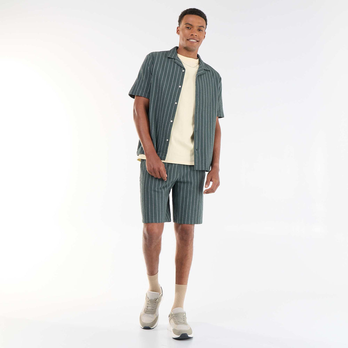 Chemise manches courtes KAKI