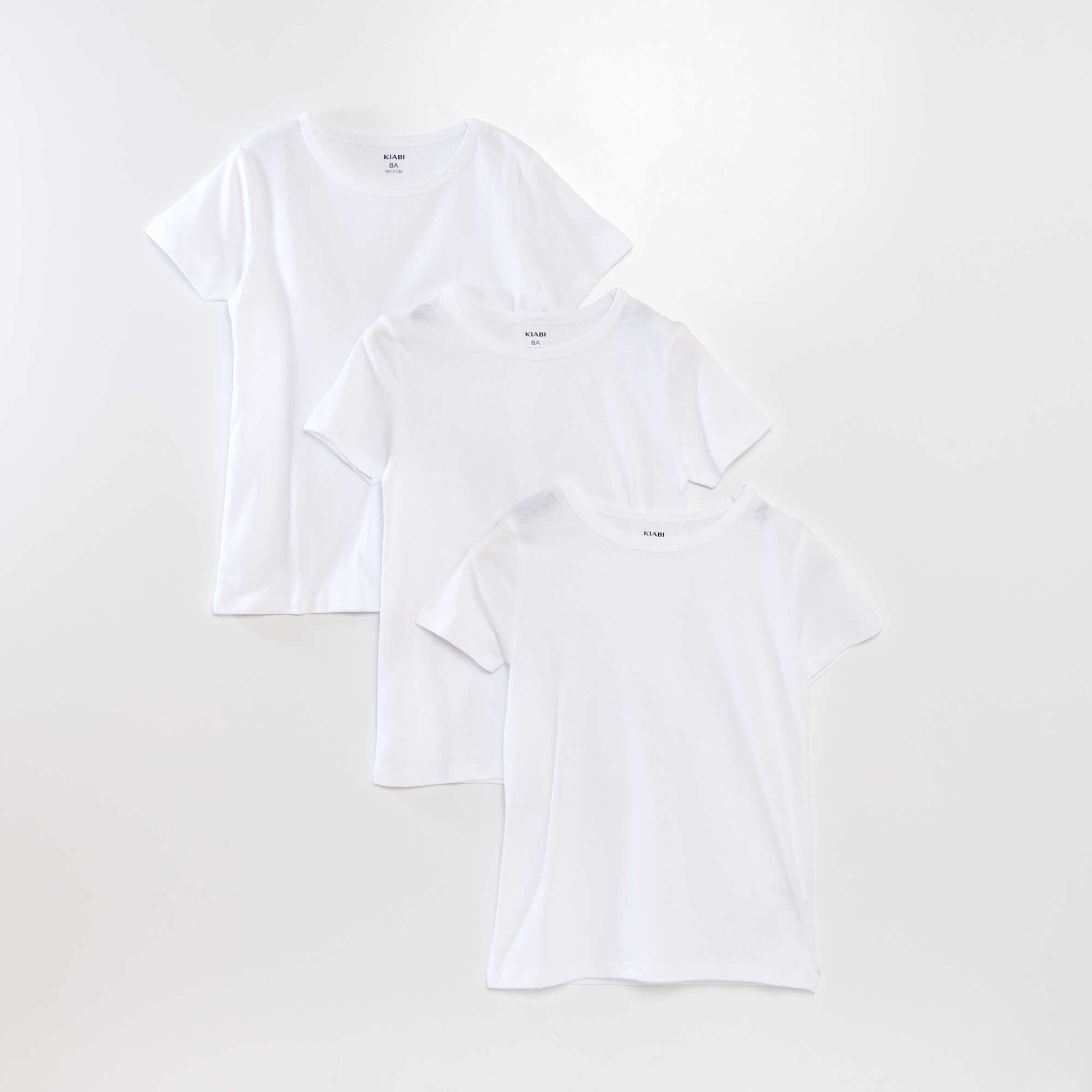 Lot de 3 maillots de corps BLANC