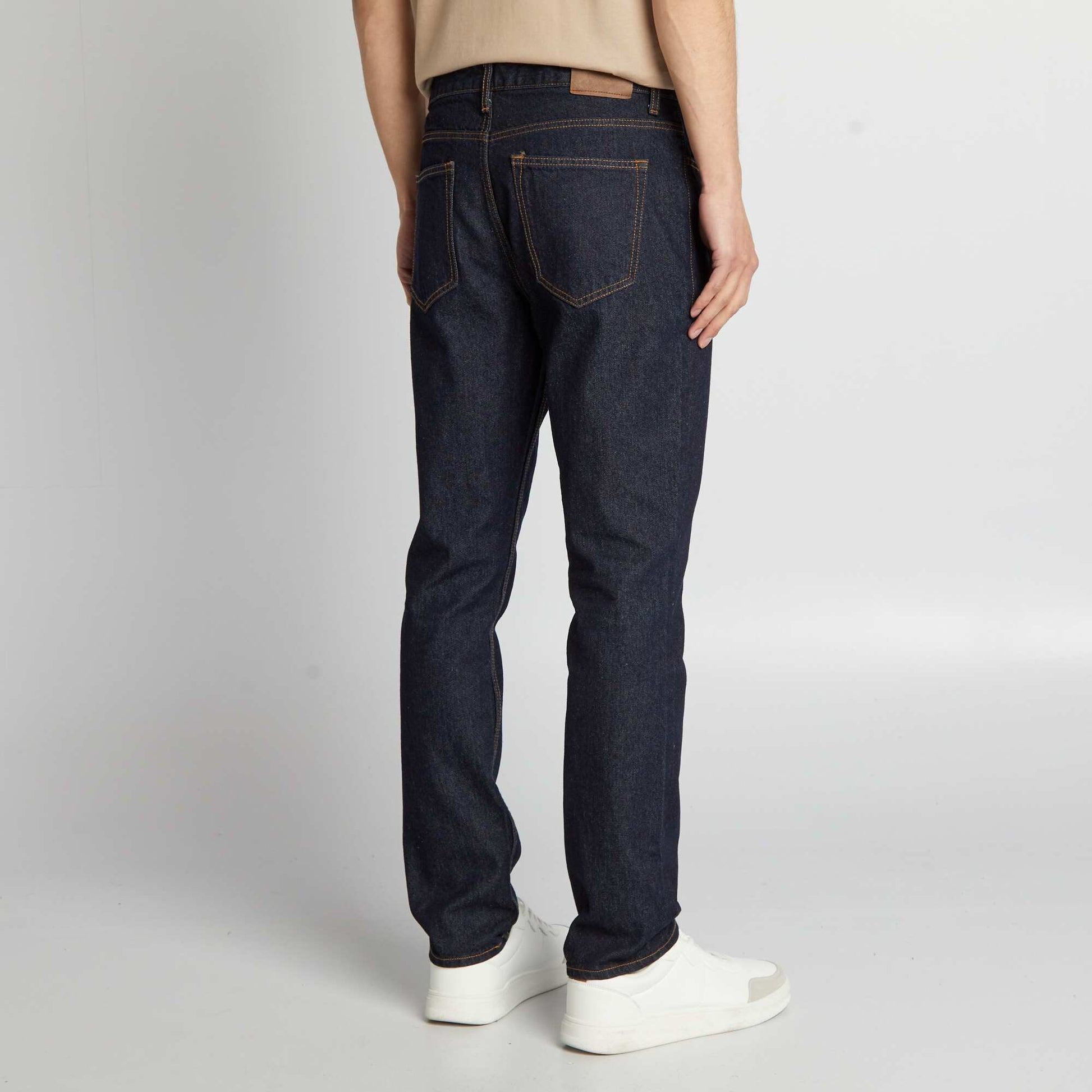 Jean regular brut L32 BLEU