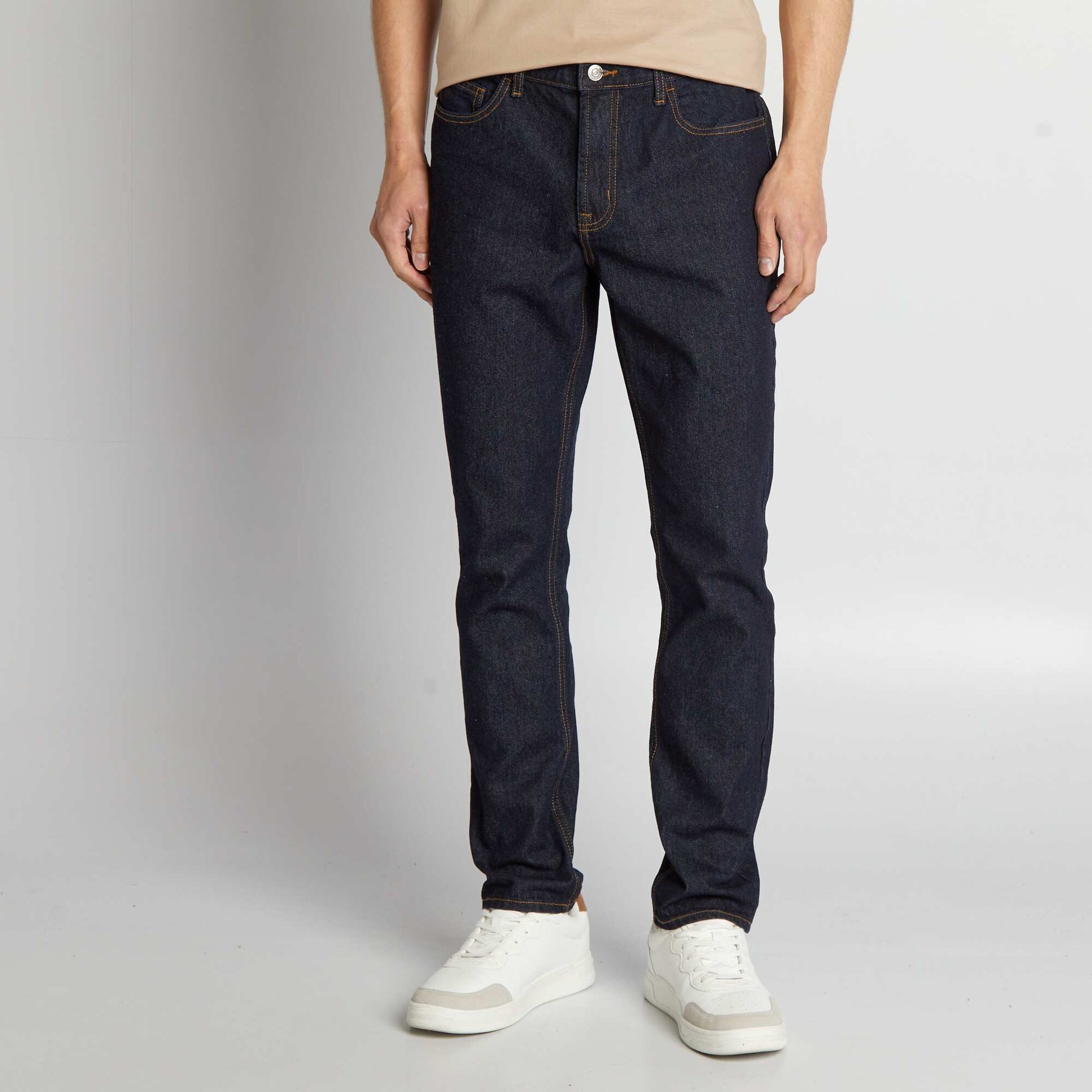 Jean regular brut L32 BLEU