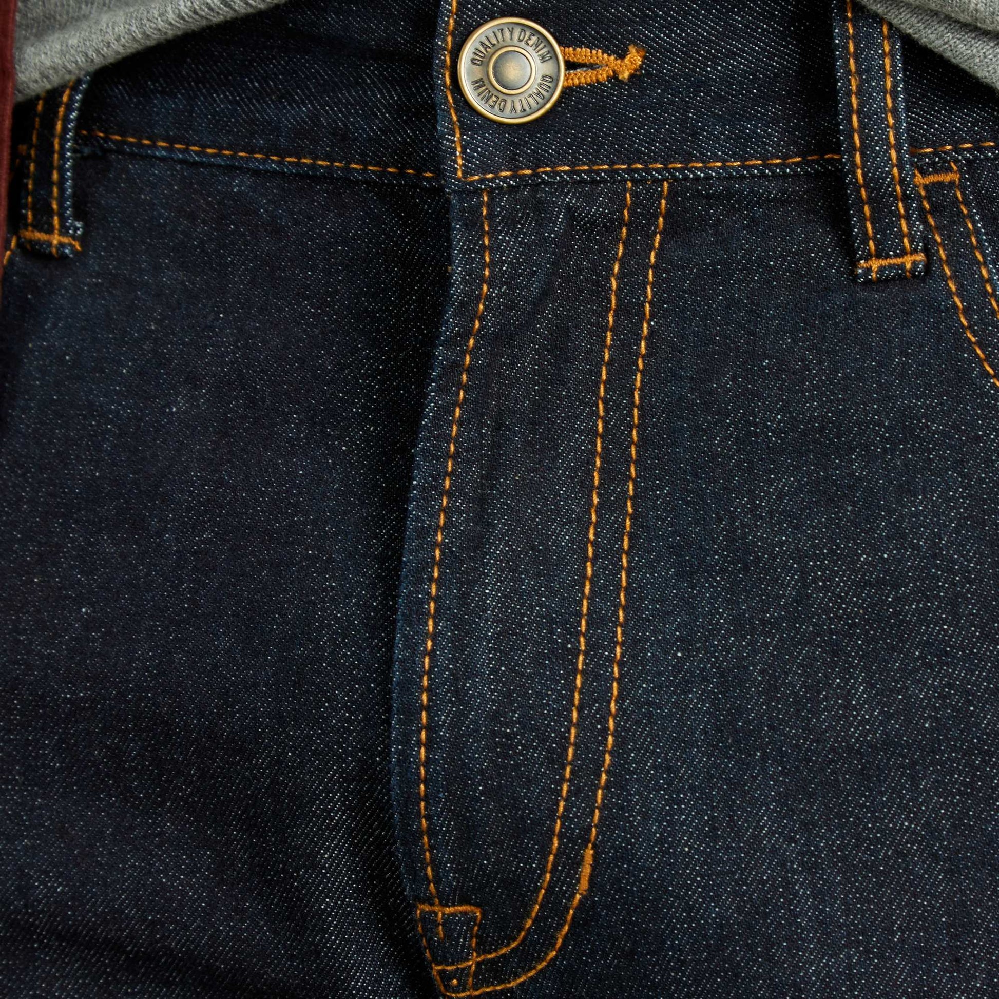 Jean regular brut L32 BLEU