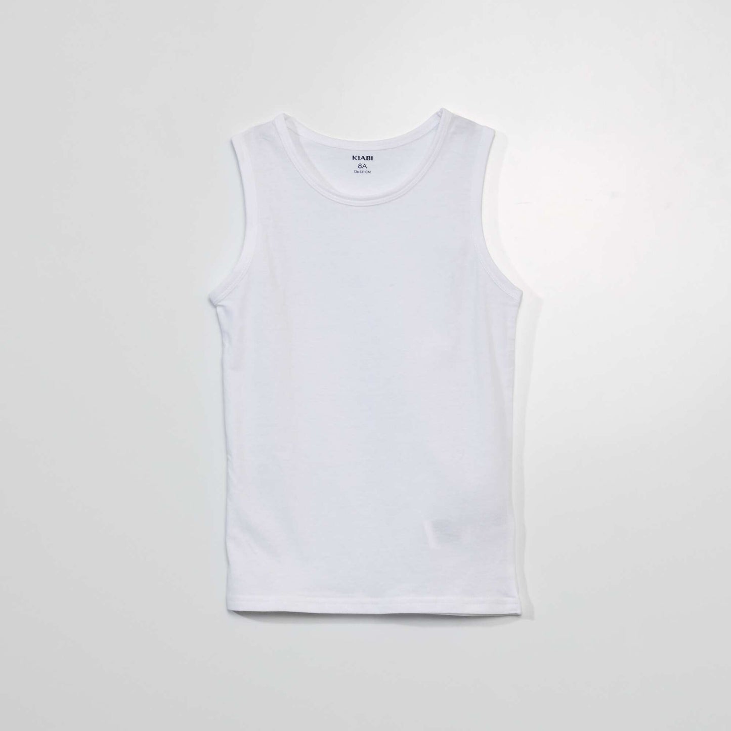 Lot 3 maillots de corps en coton BLANC