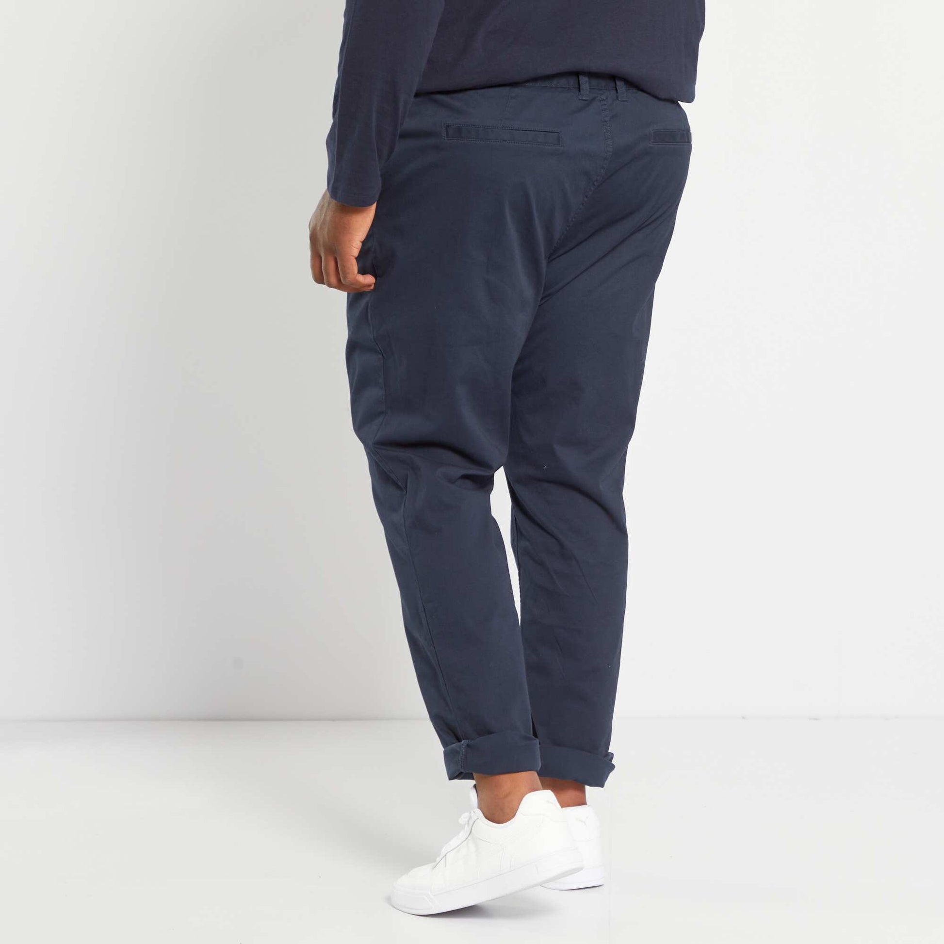 Chino slim - L32 BLEU MARINE