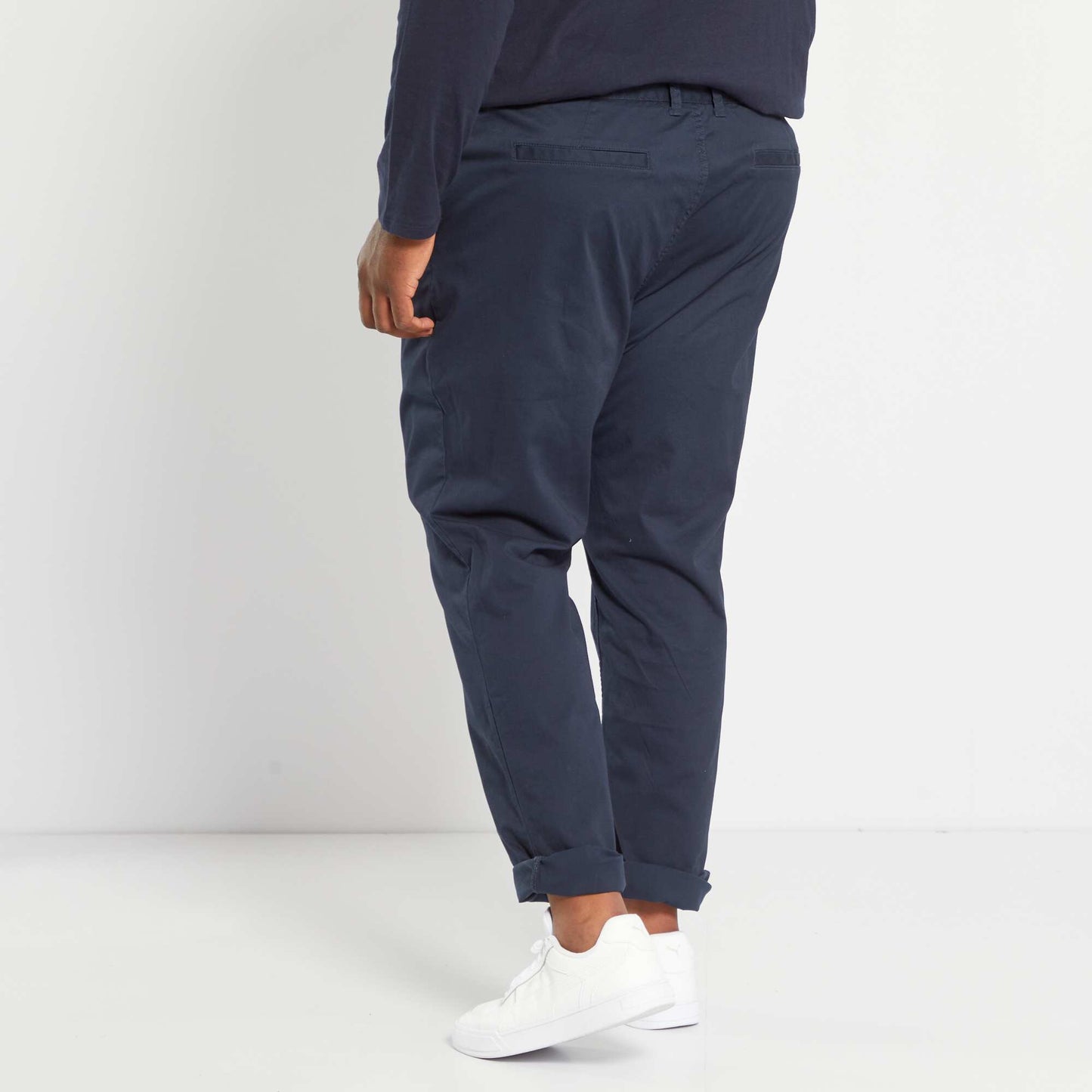 Chino slim - L32 BLEU MARINE