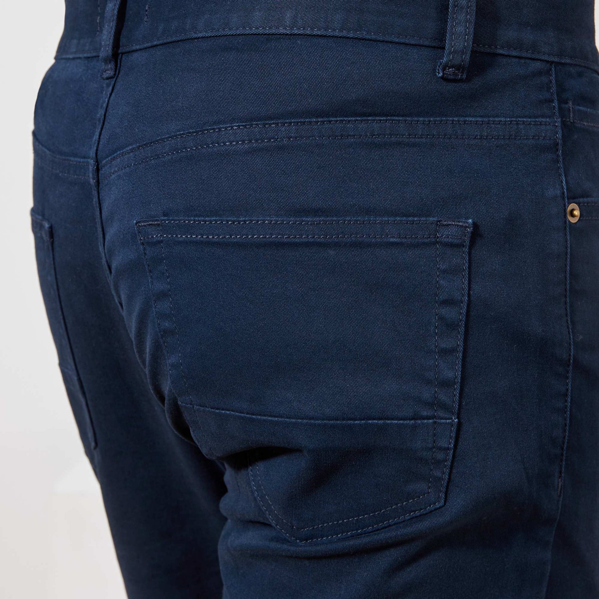 Chino slim 5 poches - L32 BLEU MARINE