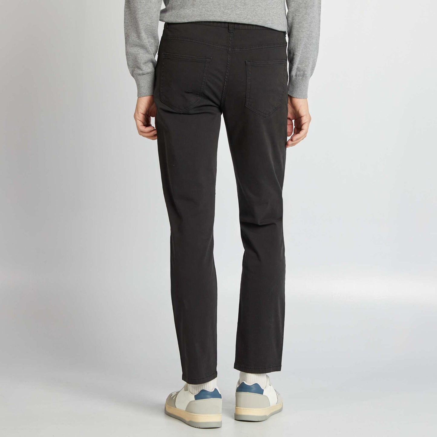 Chino slim 5 poches - L32 NOIR