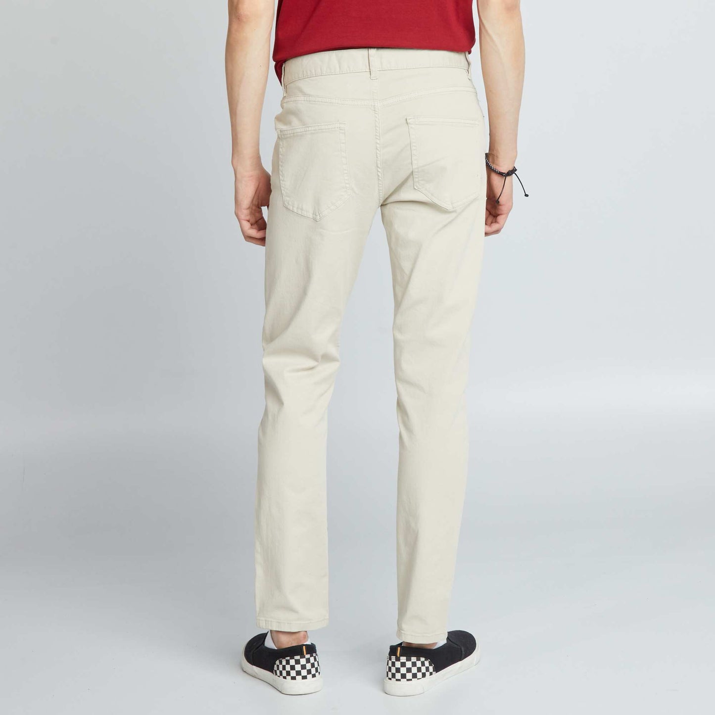 Chino slim 5 poches - L32 GRIS