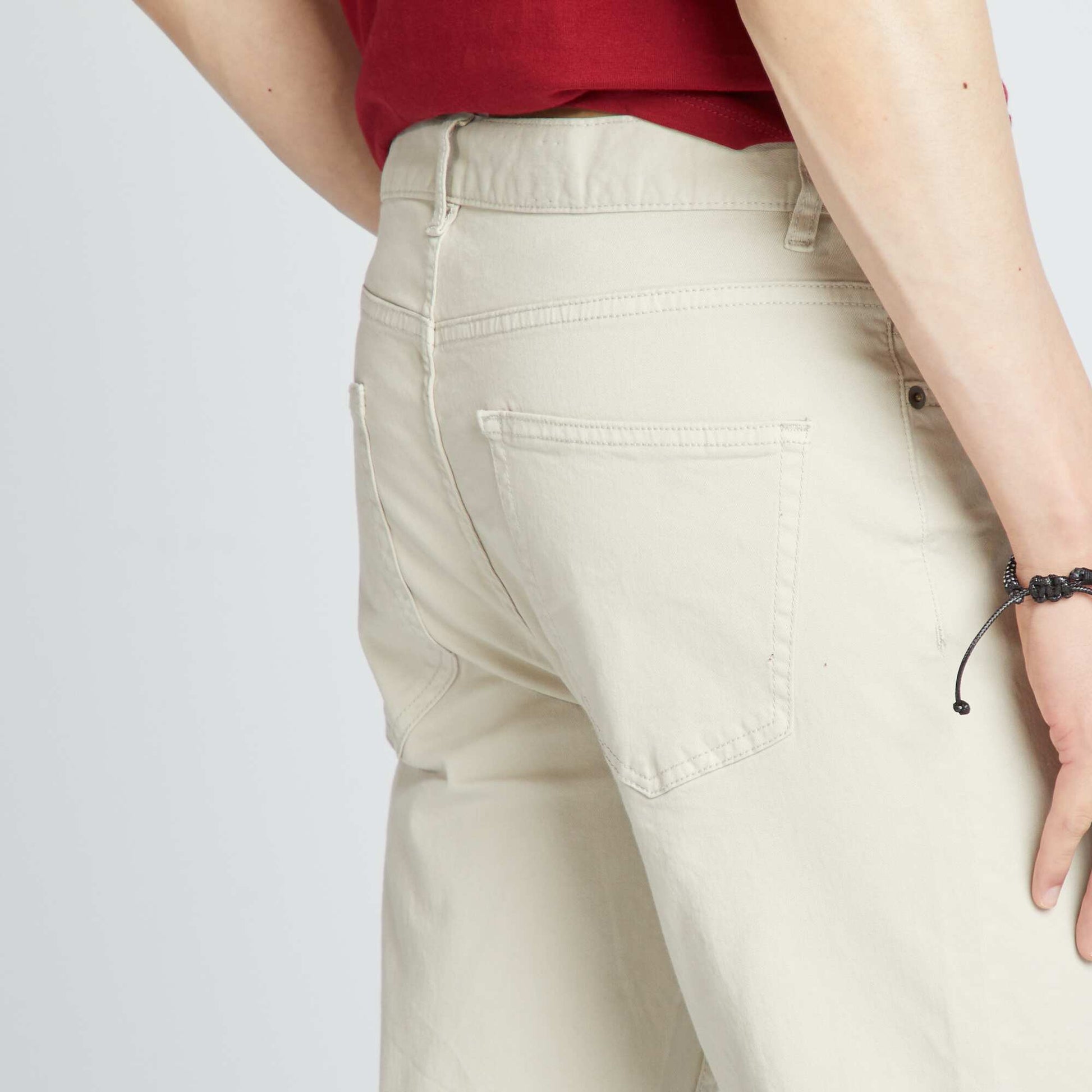 Chino slim 5 poches - L32 GRIS
