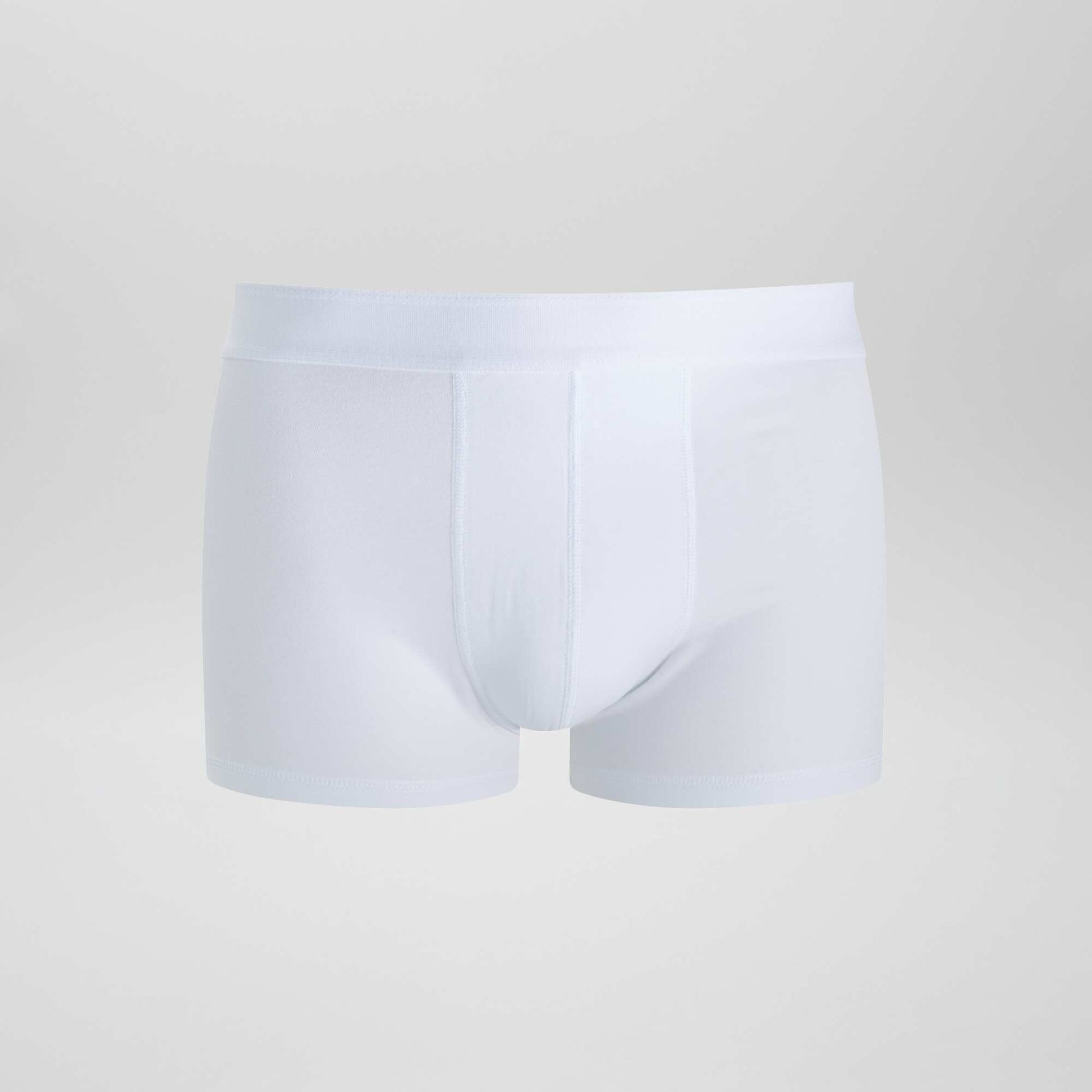 Lot de 3 boxers unis BLANC