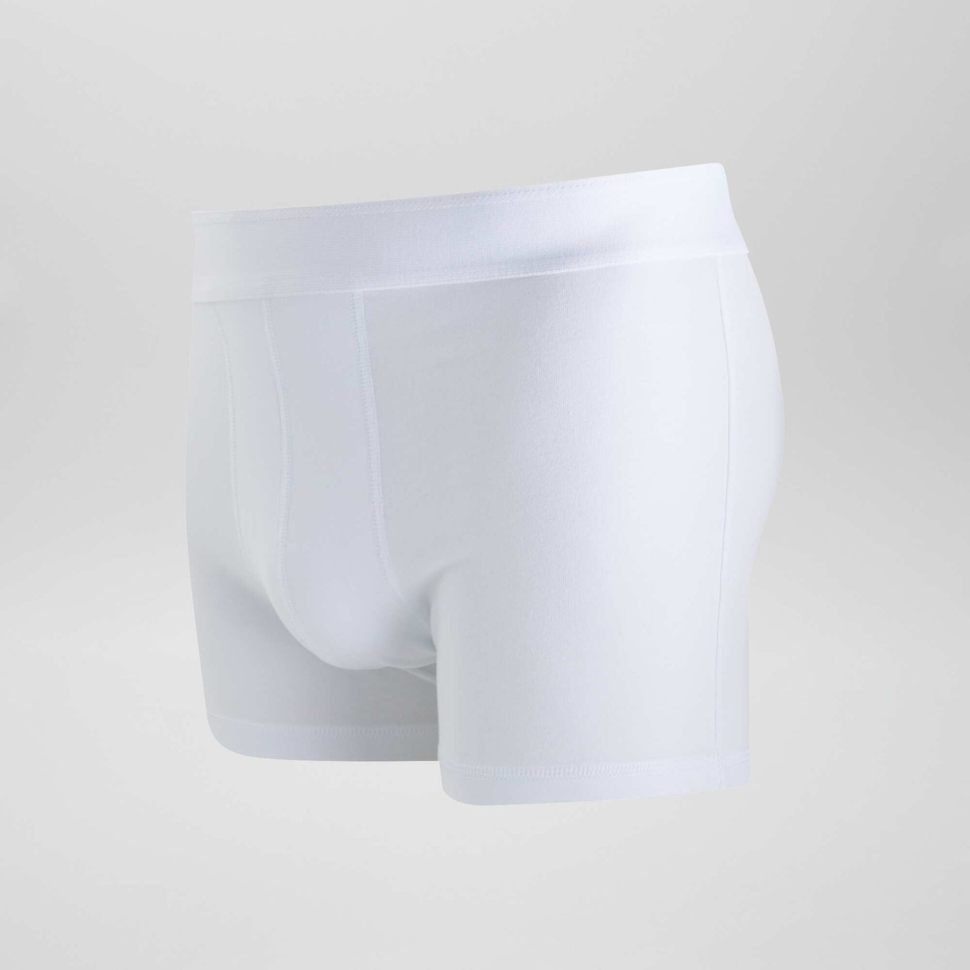 Lot de 3 boxers unis BLANC