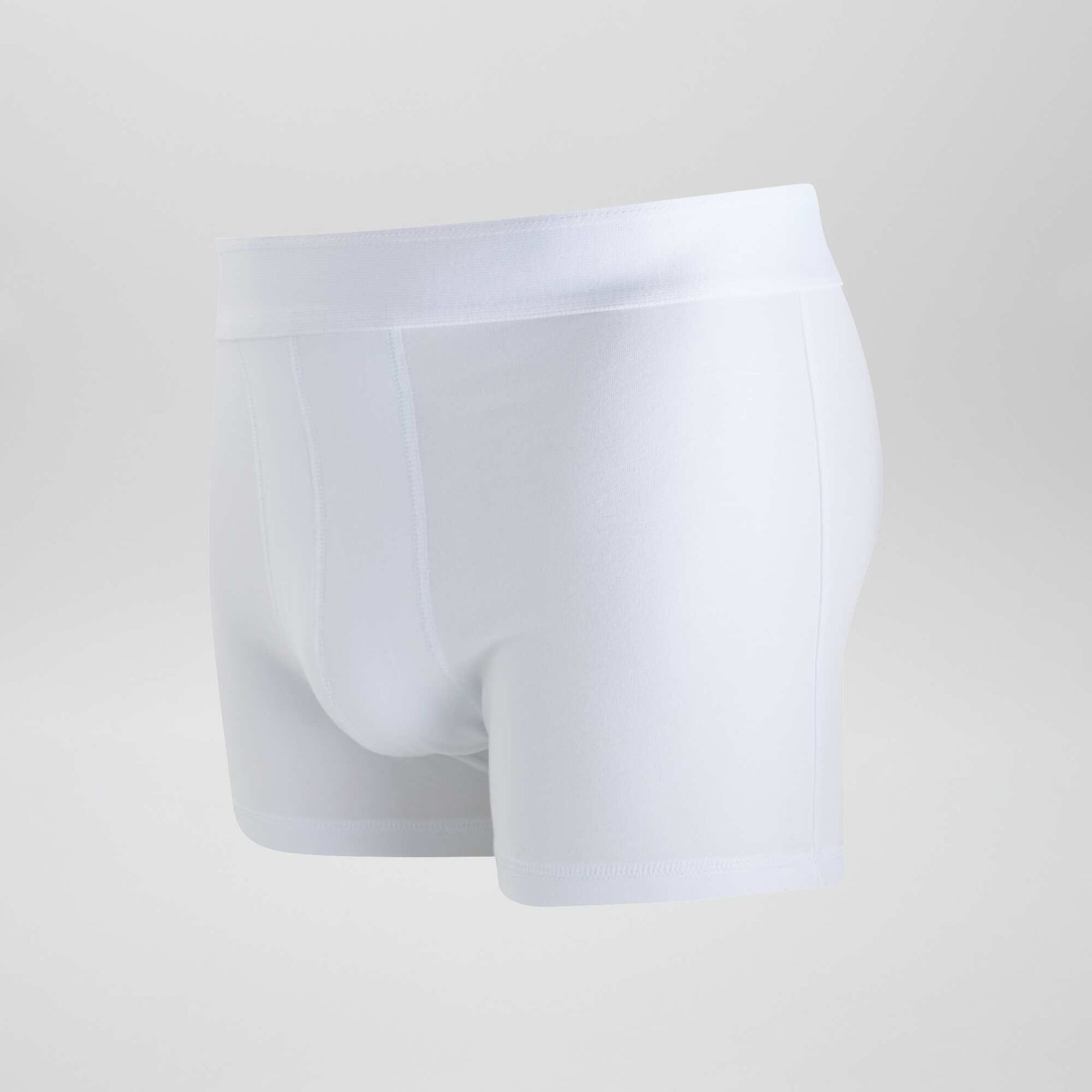 Lot de 3 boxers unis BLANC