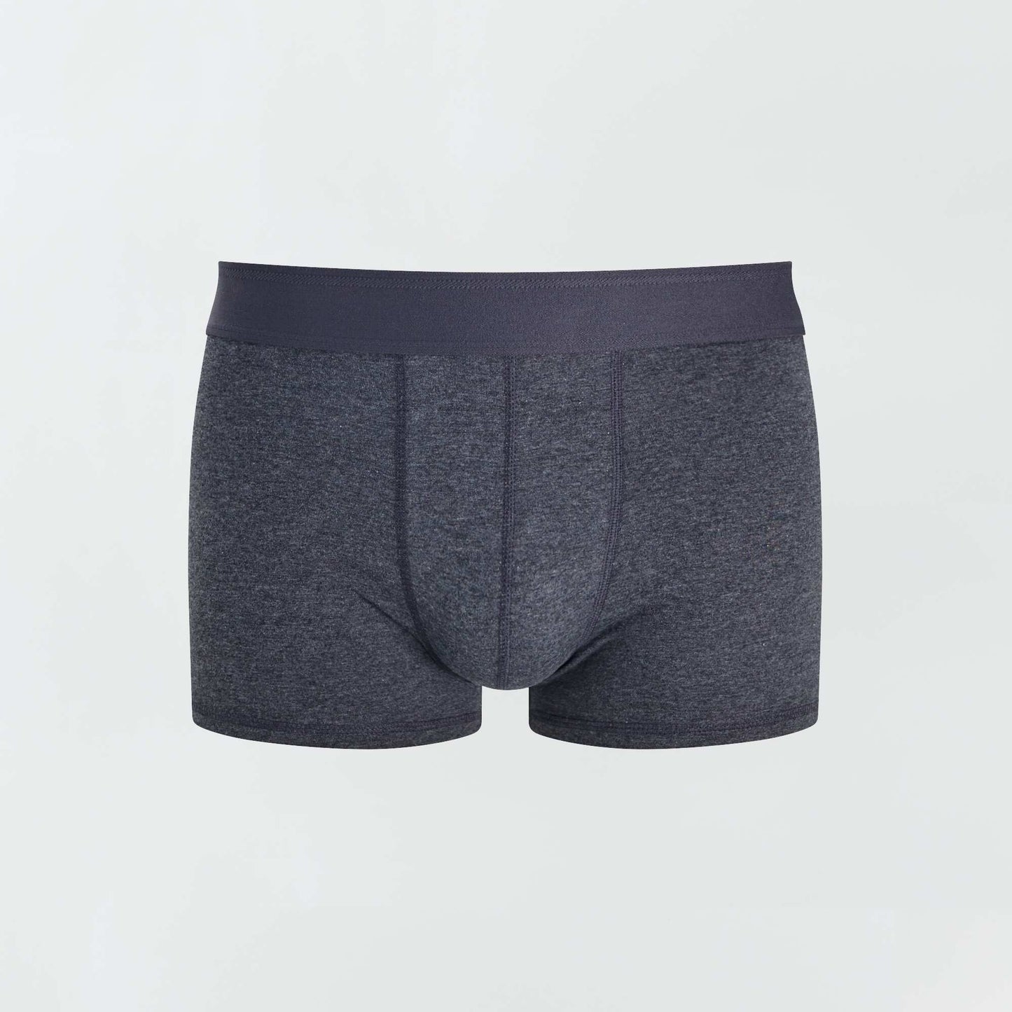 Lot de 3 boxers unis GRIS FONCé