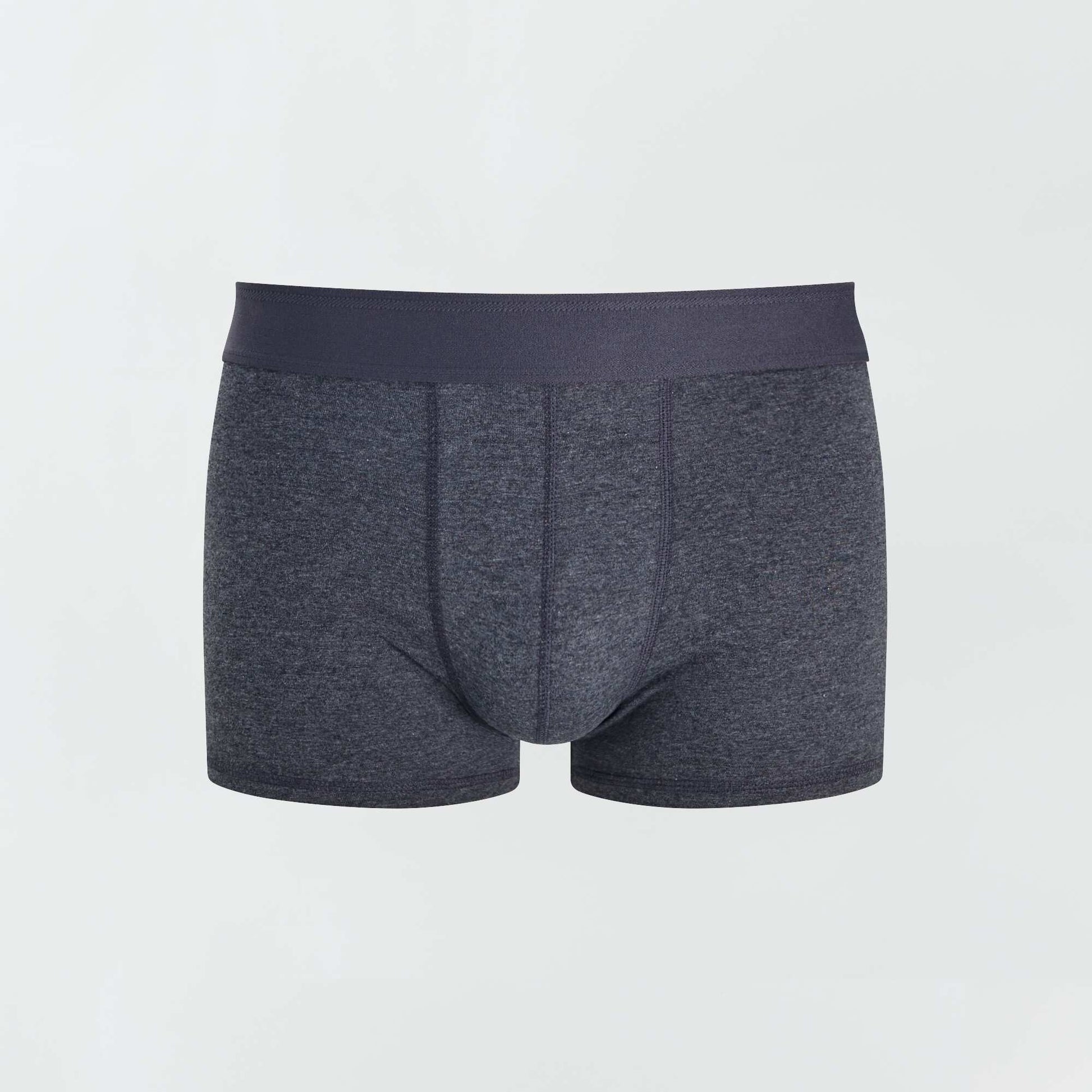 Lot de 3 boxers unis GRIS FONCé