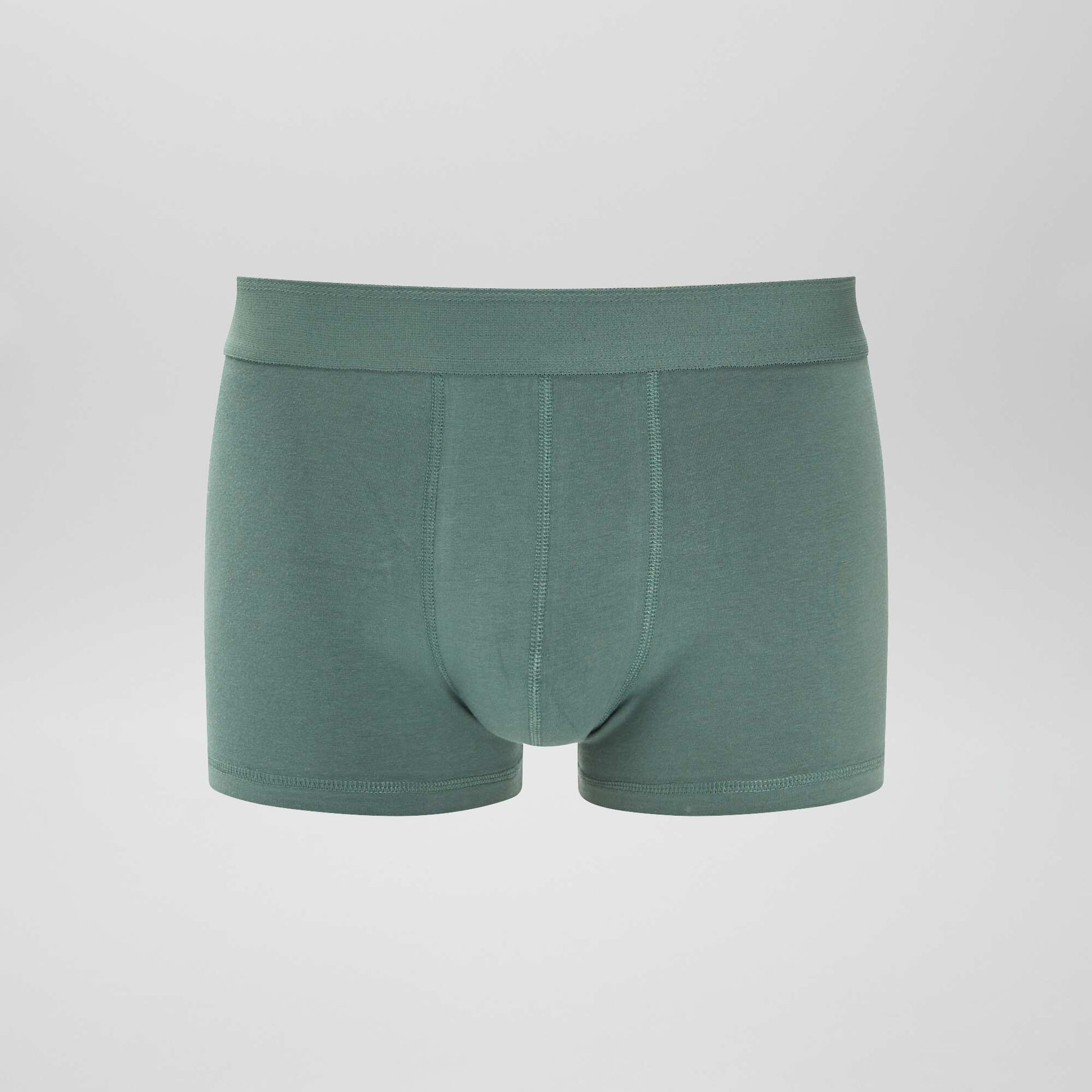 Lot de 3 boxers unis KAKI