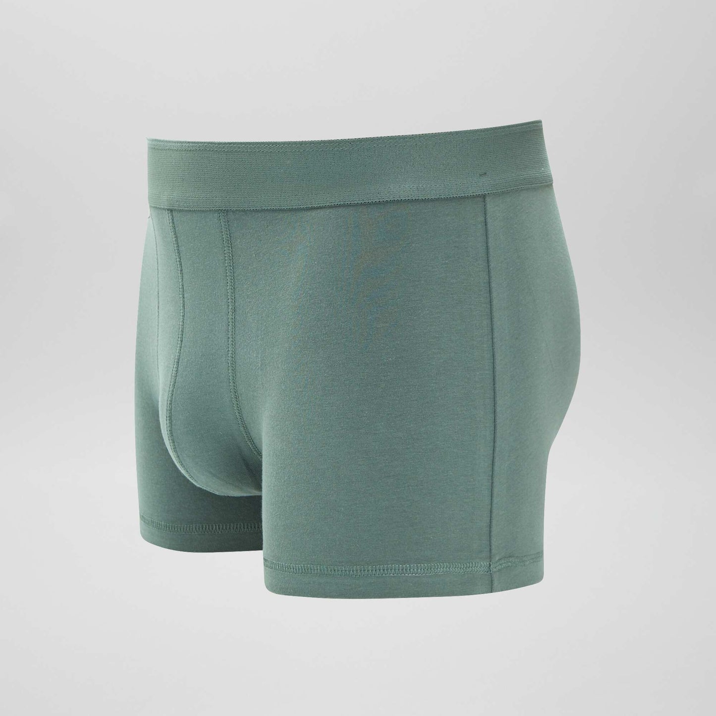 Lot de 3 boxers unis KAKI