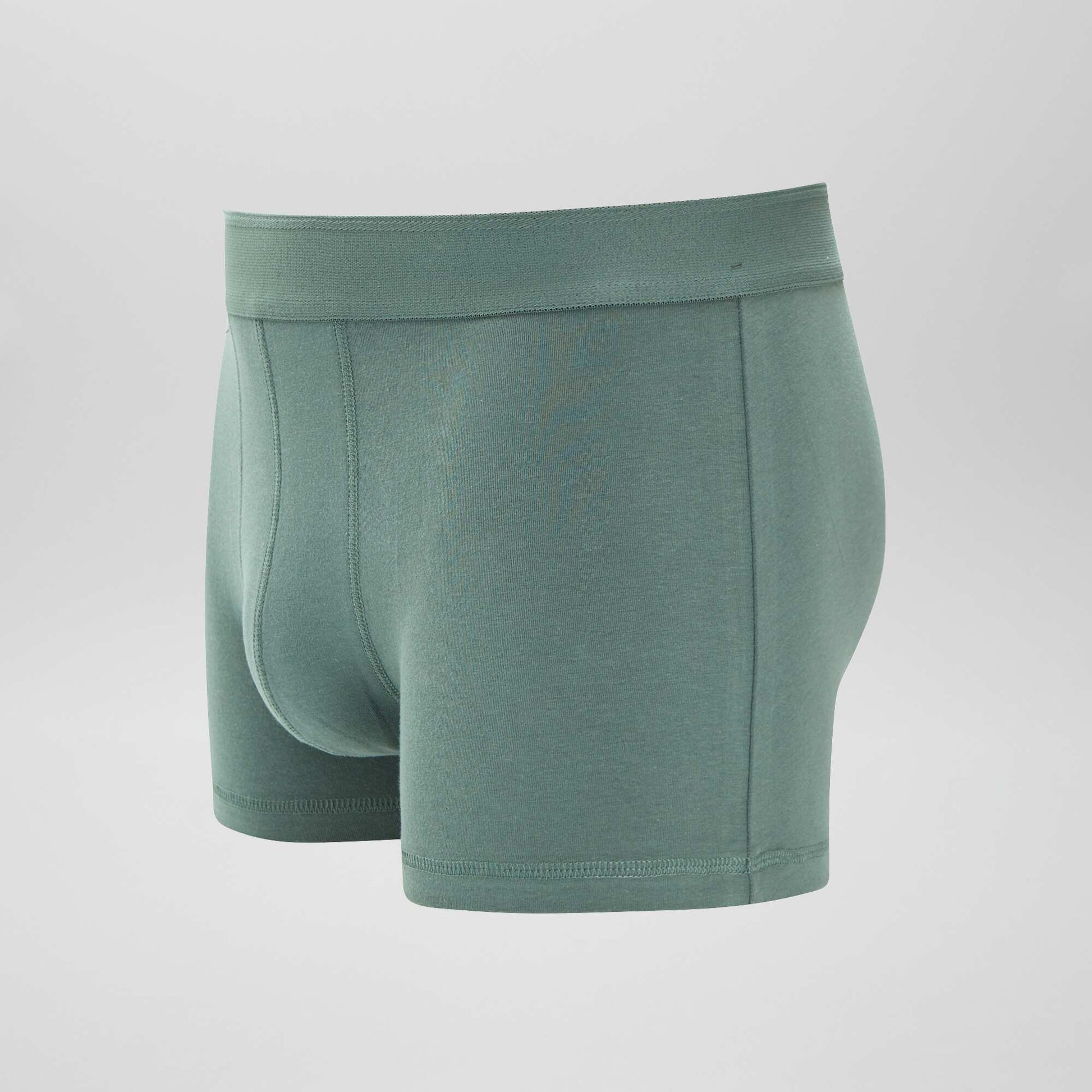 Lot de 3 boxers unis KAKI