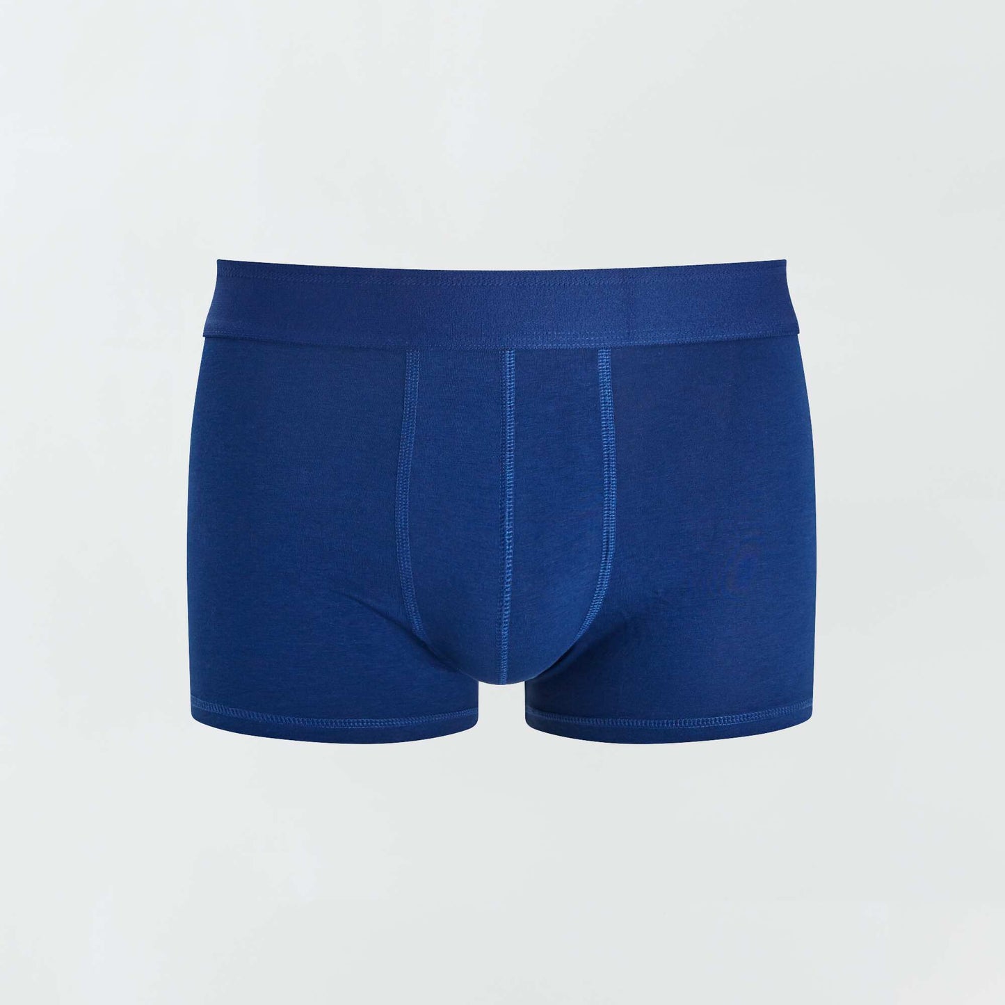 Lot de 3 boxers unis BLEU/ROUGE/GRIS