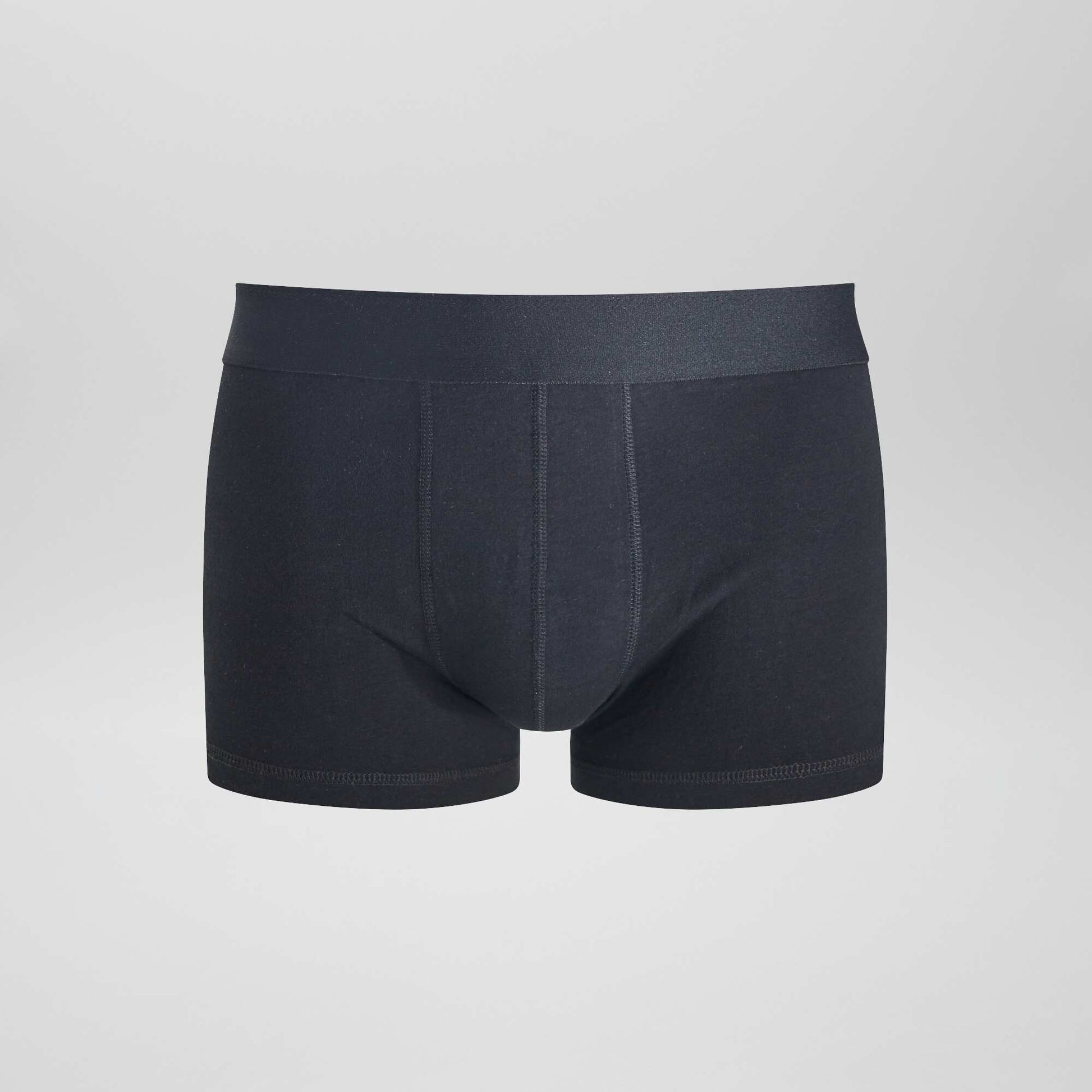 Lot de 3 boxers unis NOIR
