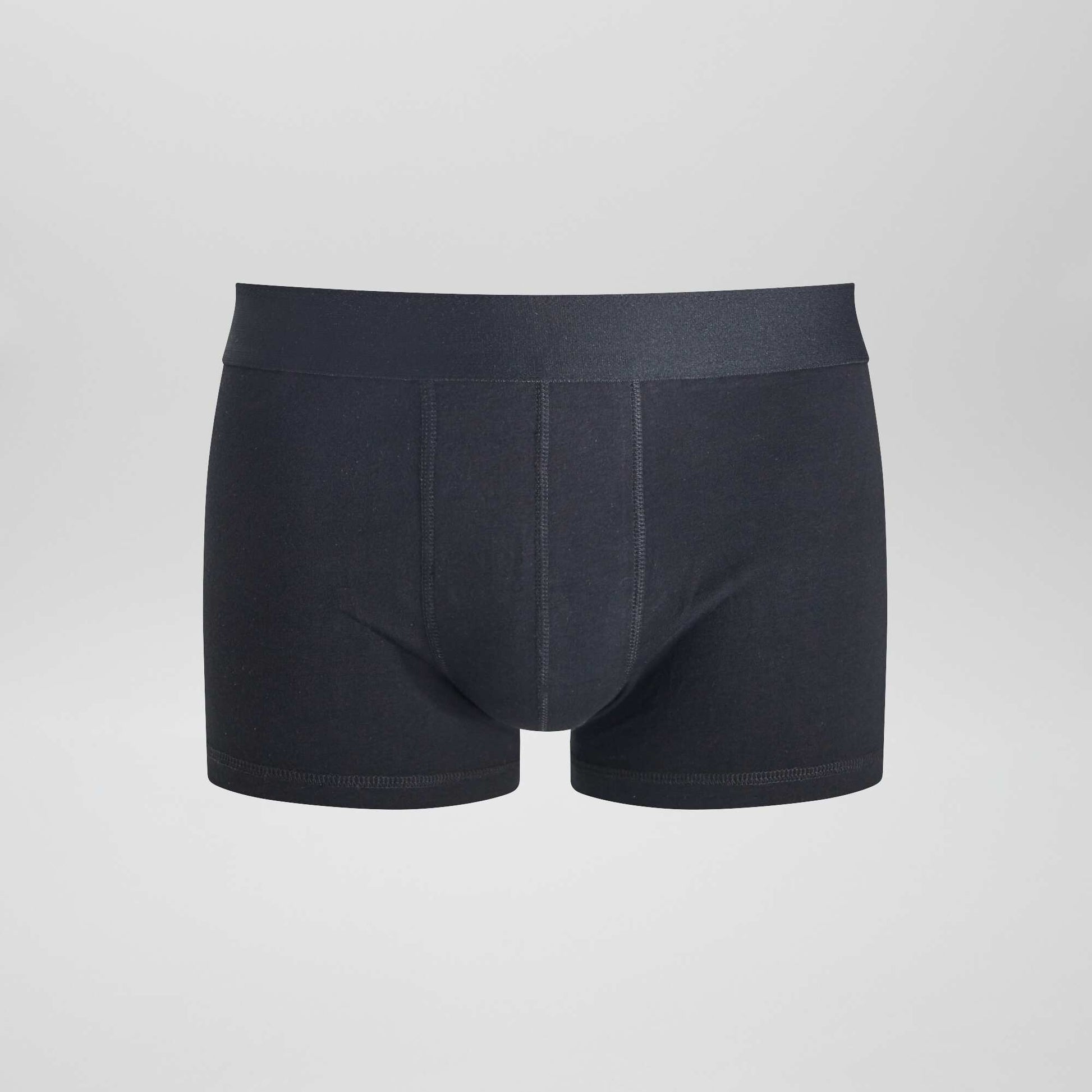 Lot de 3 boxers unis NOIR