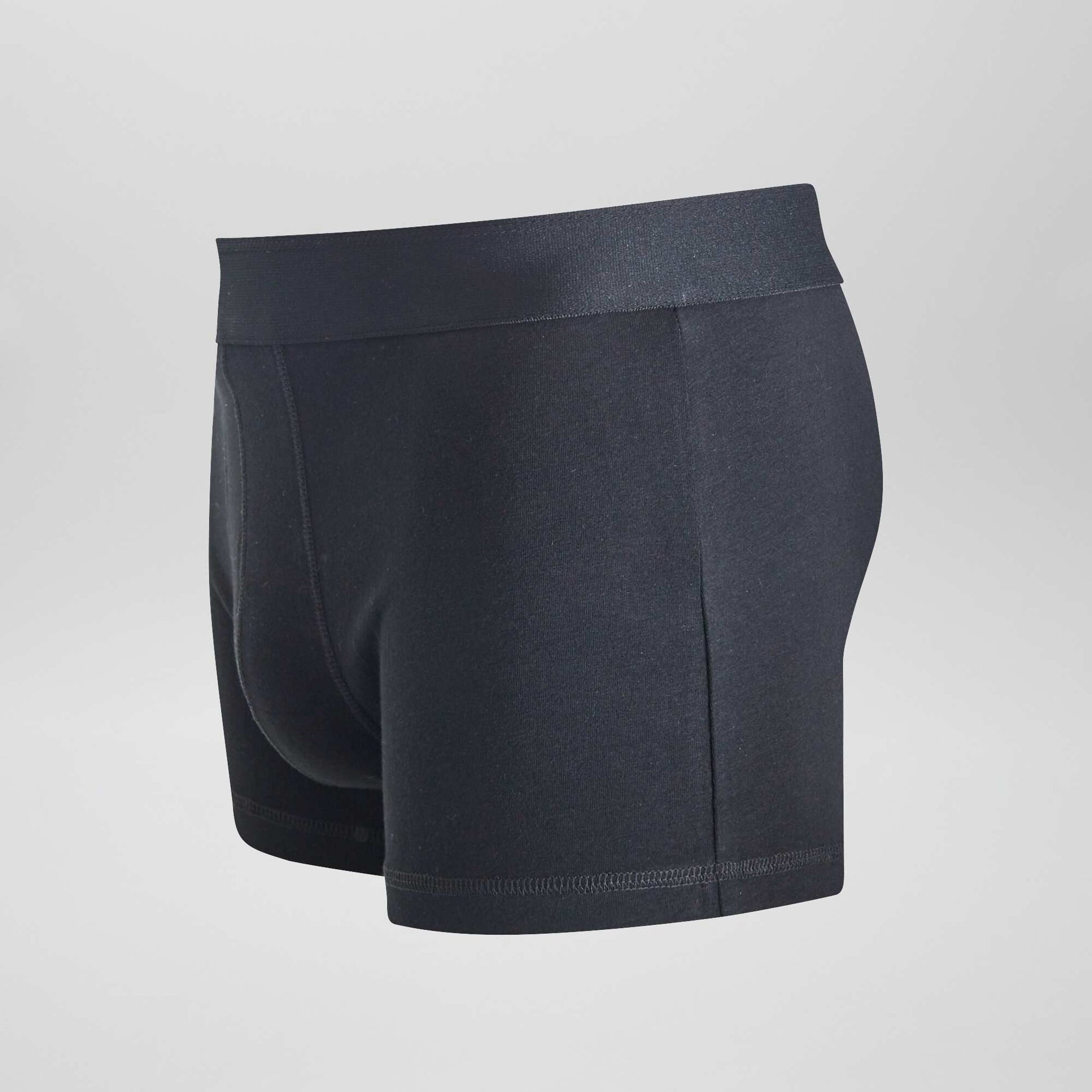 Lot de 3 boxers unis NOIR