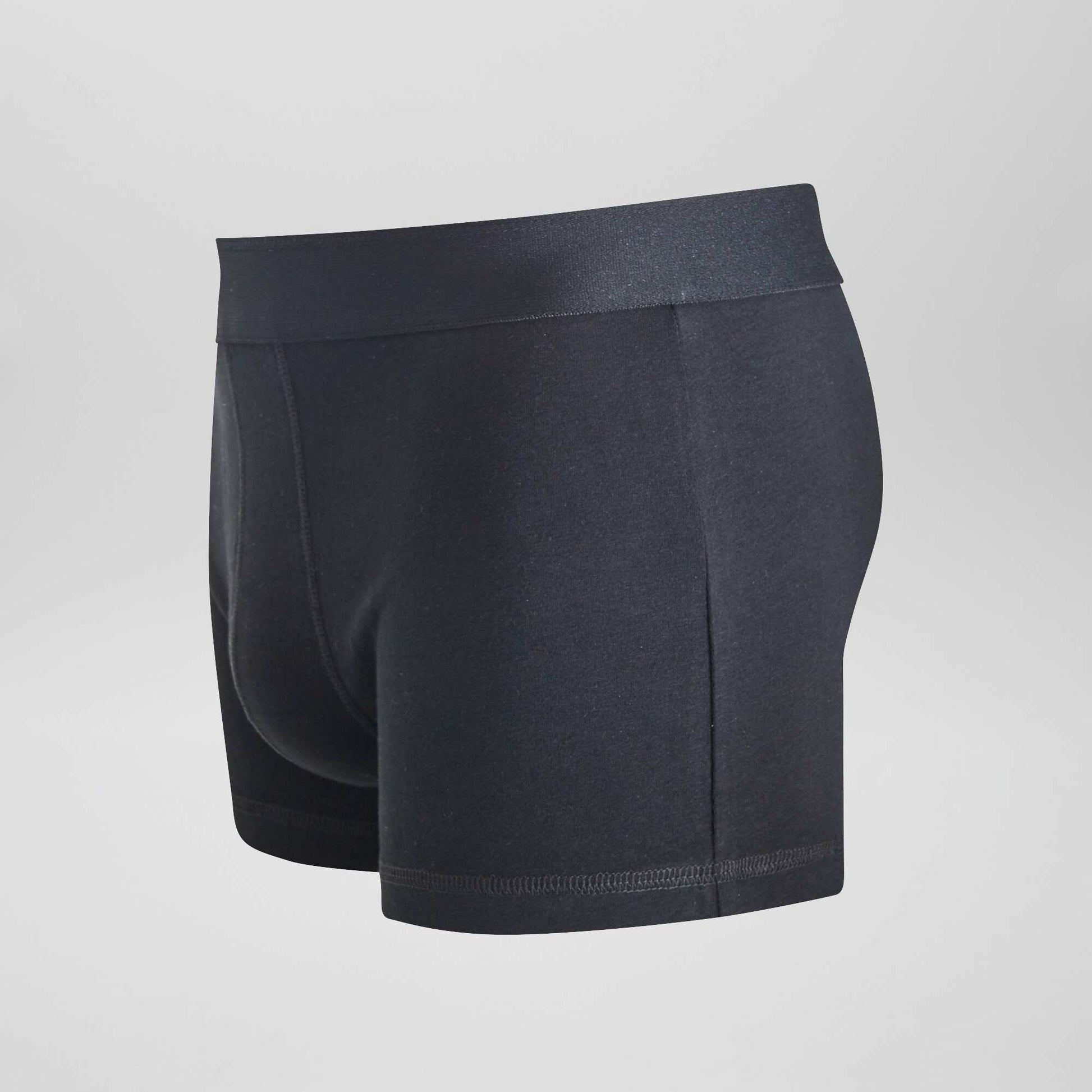 Lot de 3 boxers unis NOIR