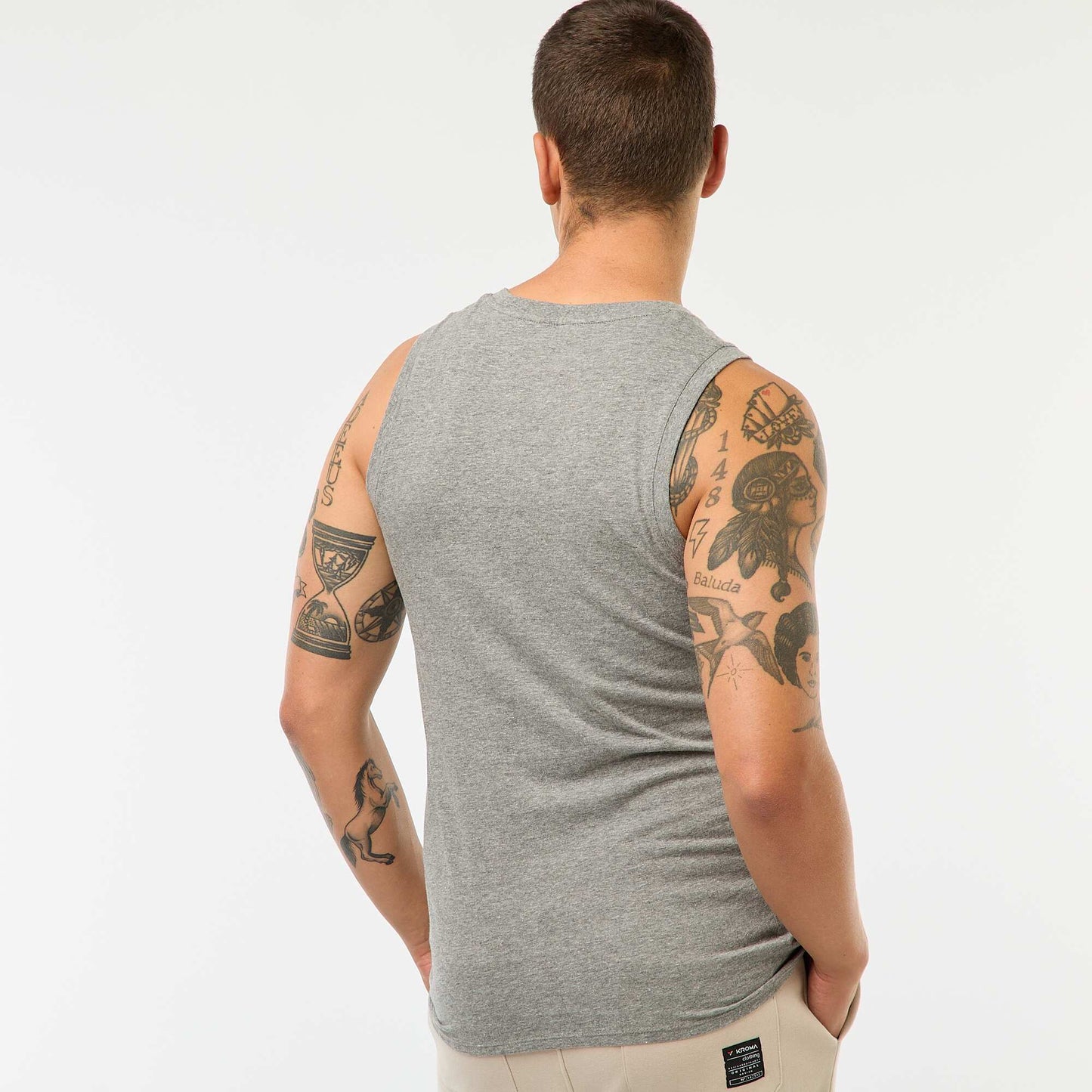 Débardeur nuit en jersey uni GRIS