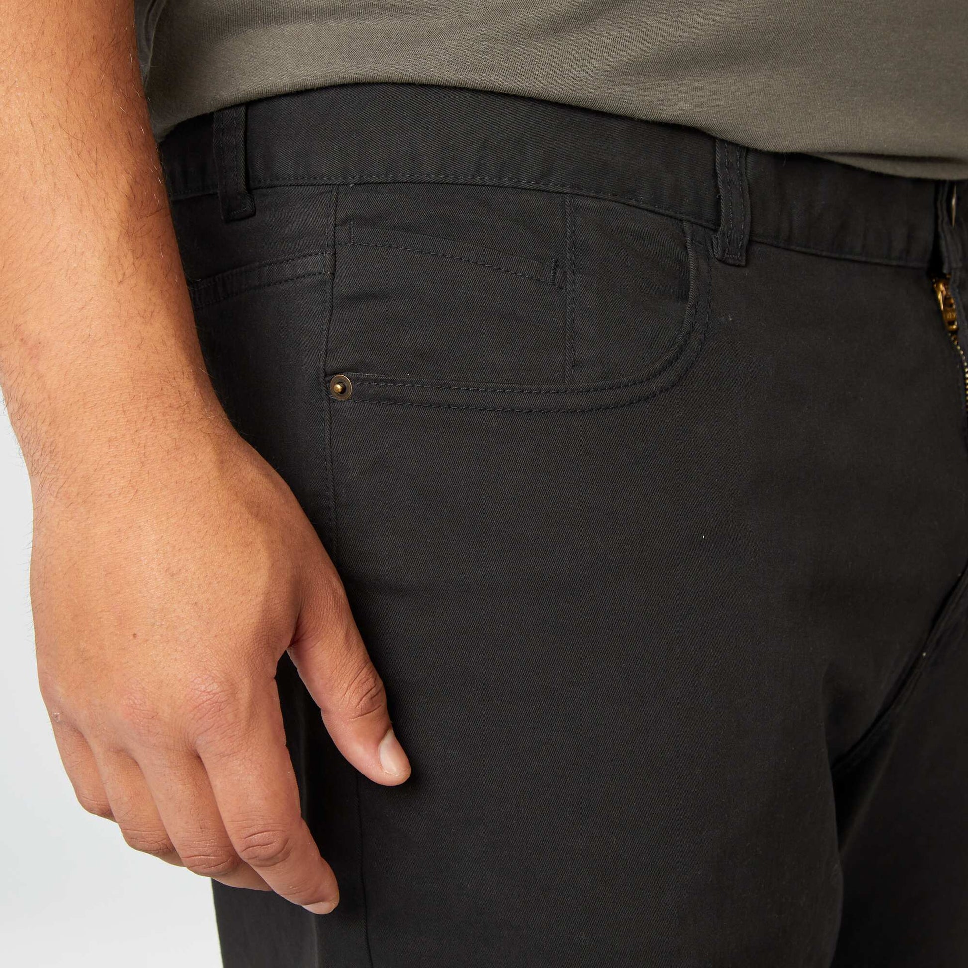 Pantalon slim - L32 NOIR