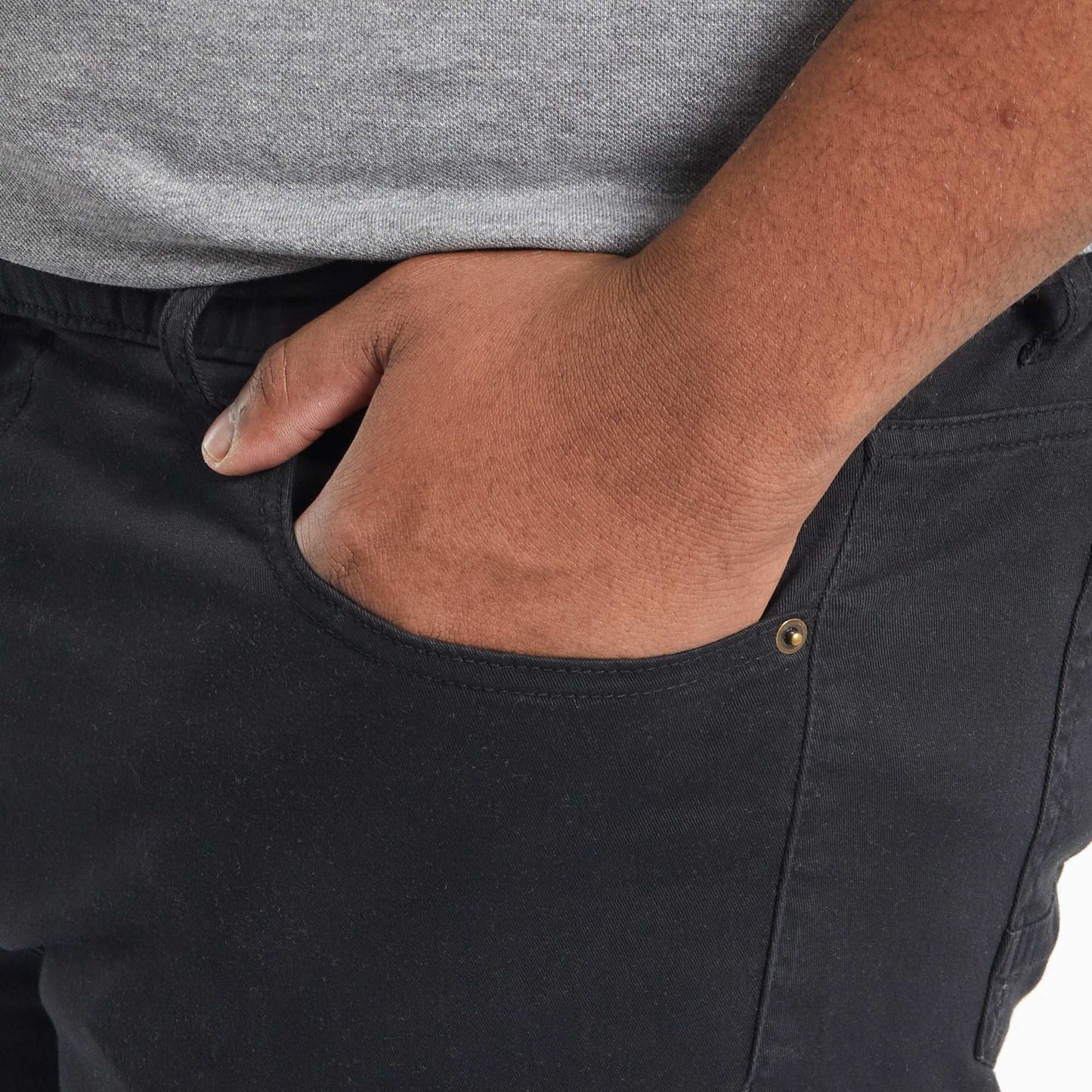 Pantalon slim - L32 NOIR