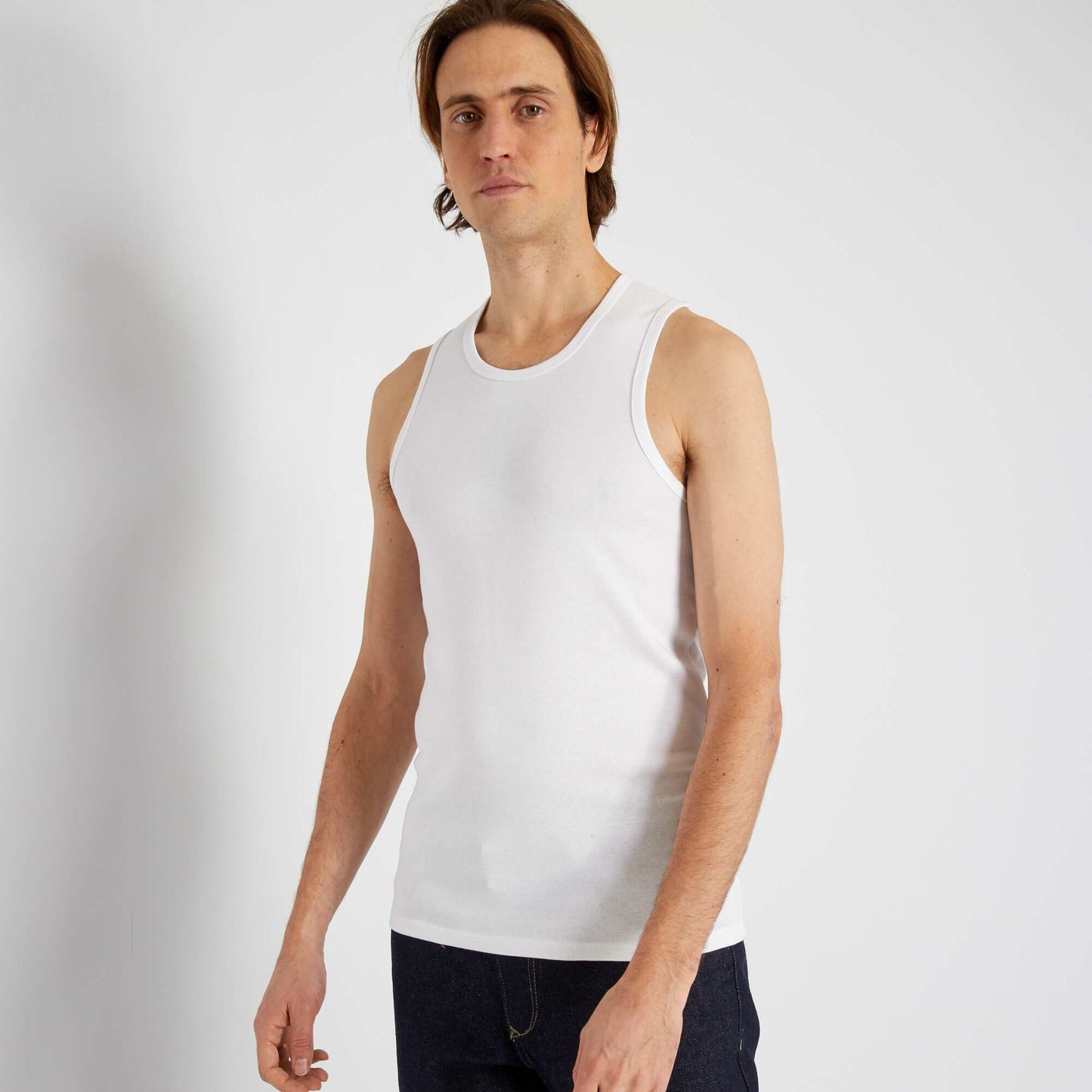 Lot de 2 débardeurs BLANC
