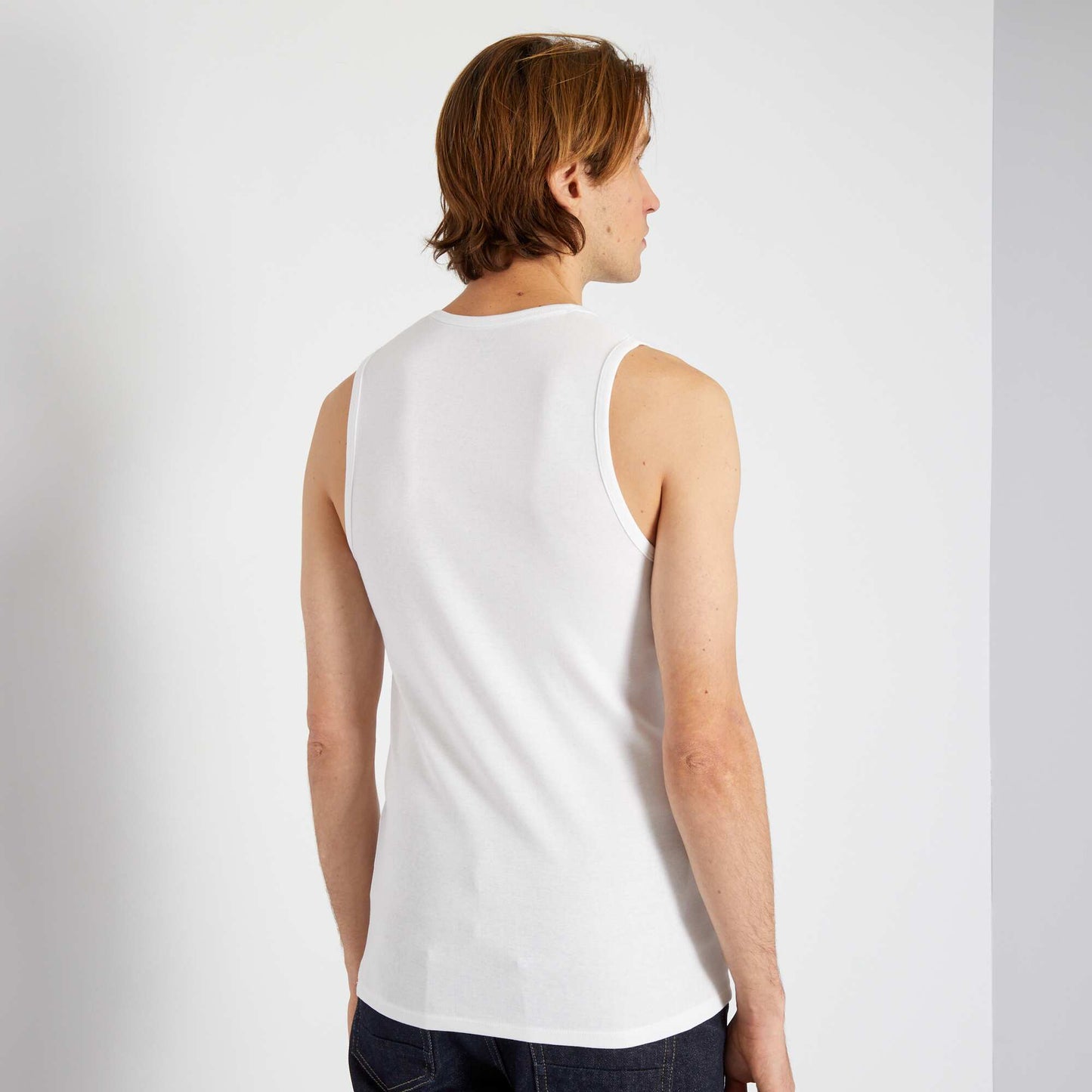 Lot de 2 débardeurs BLANC