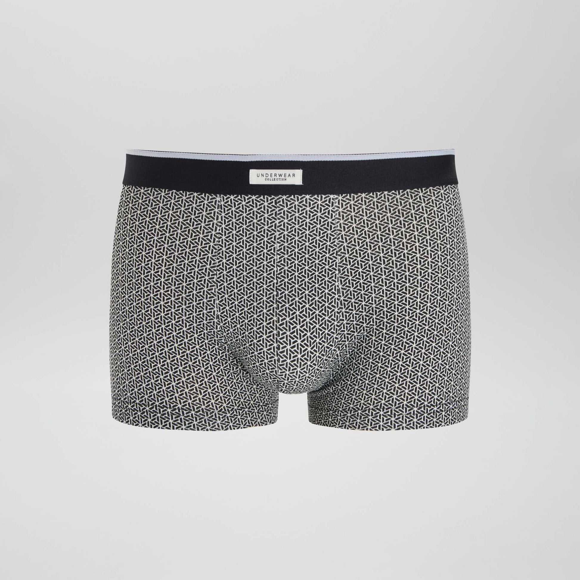 Lot 3 boxers stretch BLANC/NOIR