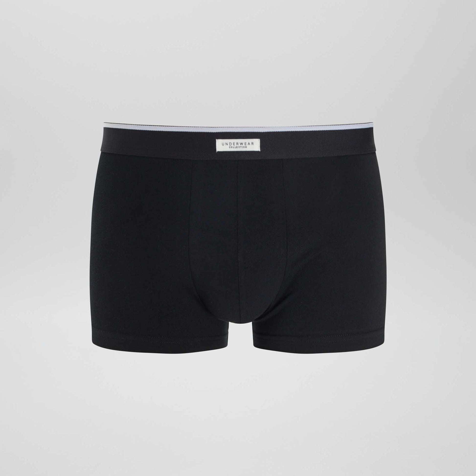 Lot 3 boxers stretch BLANC/NOIR