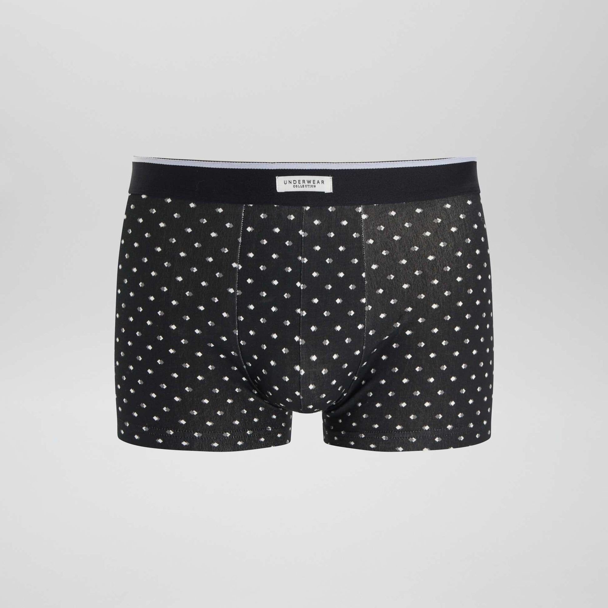 Lot 3 boxers stretch BLANC/NOIR