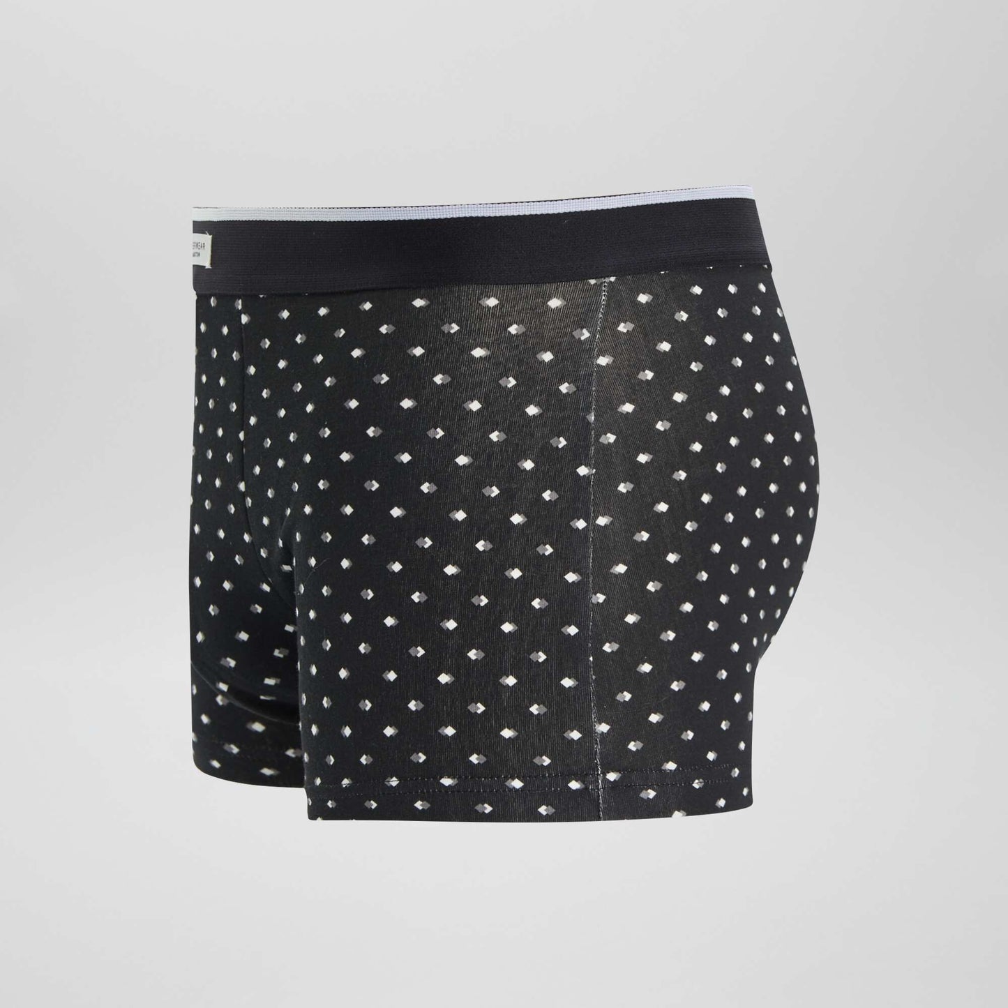 Lot 3 boxers stretch BLANC/NOIR