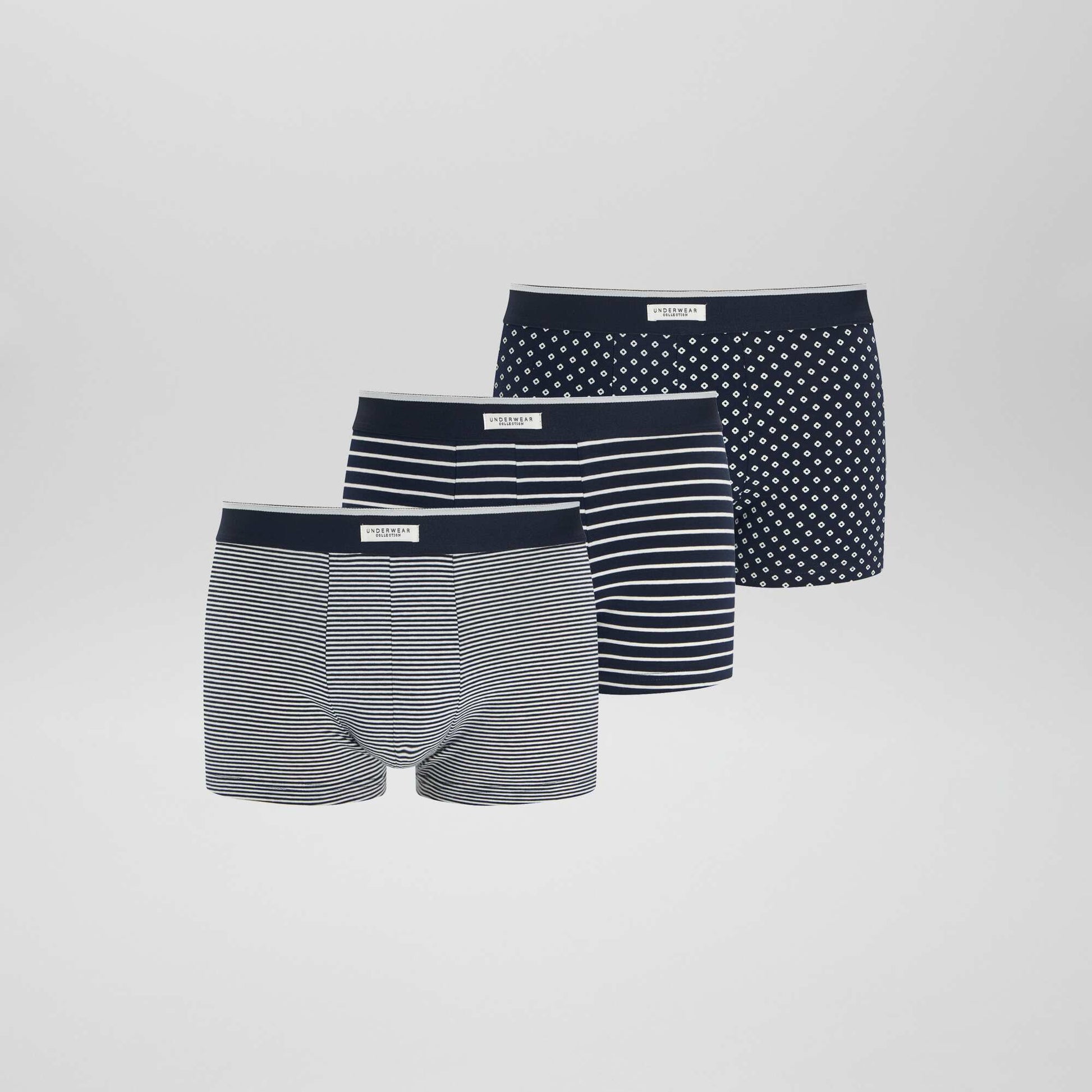Lot 3 boxers stretch NOIR