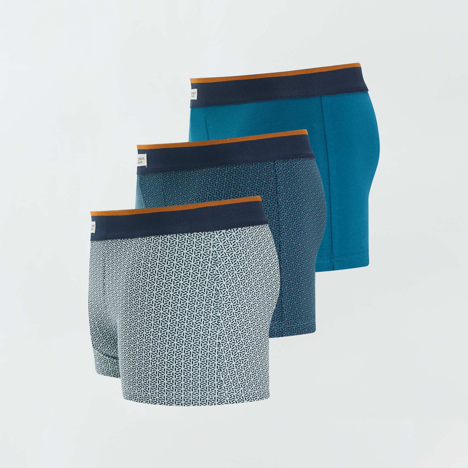 Lot 3 boxers stretch KAKI