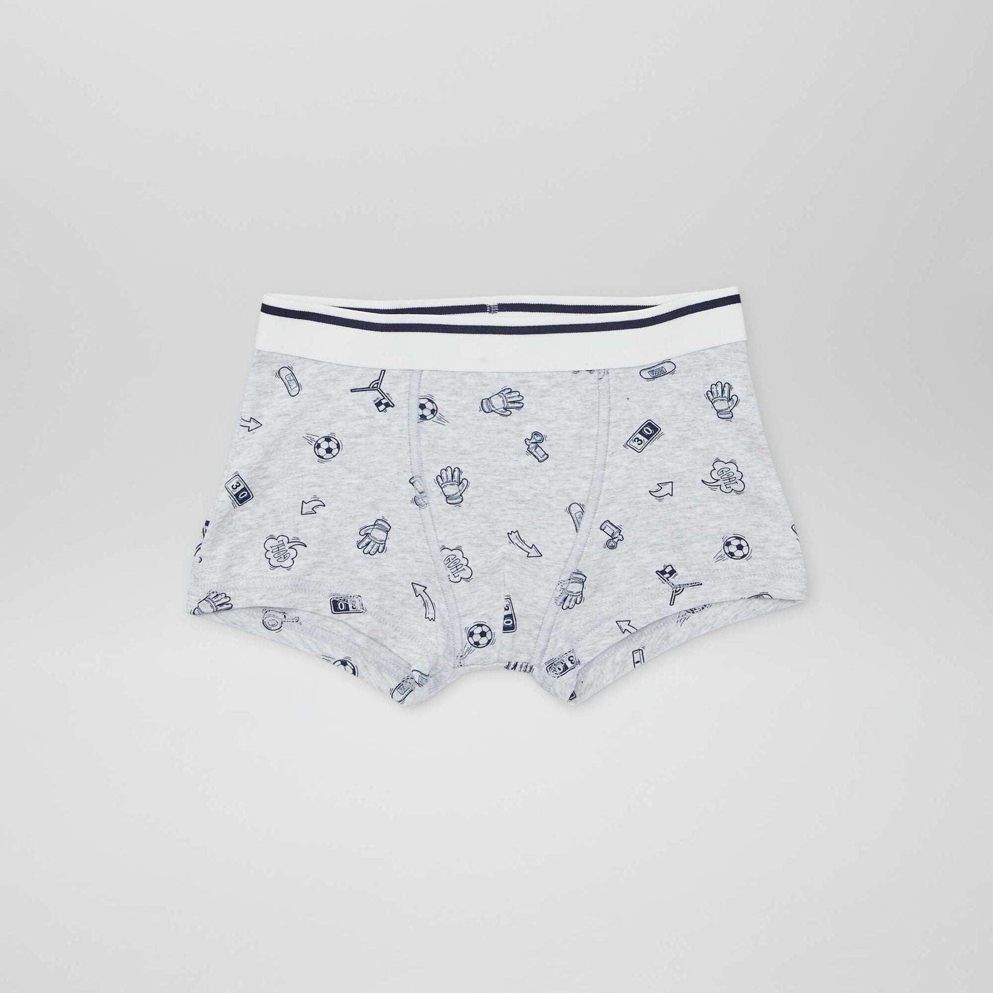Lot de 3 boxers GRIS/BLEU MARINE