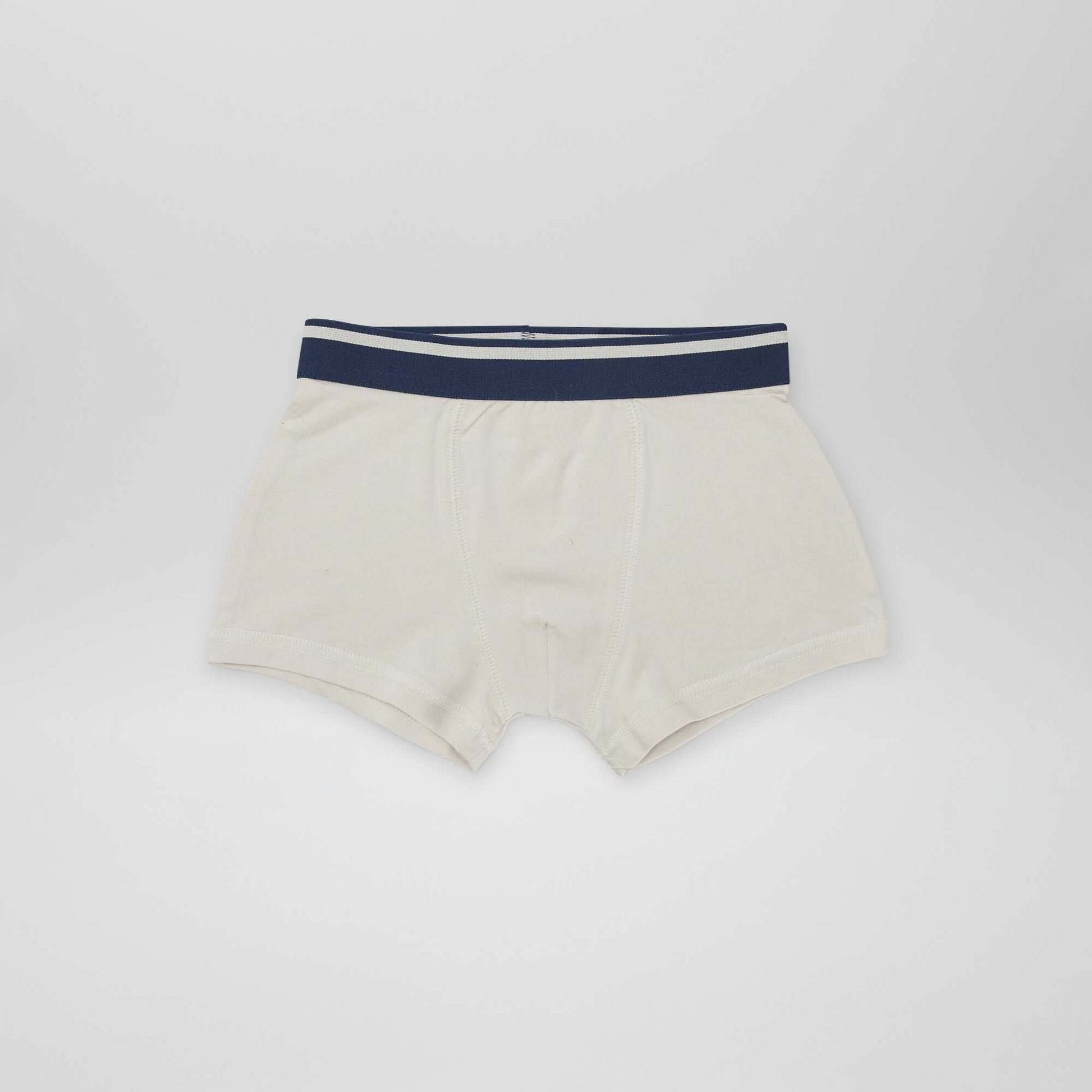 Lot de 3 boxers BLEU/BEIGE
