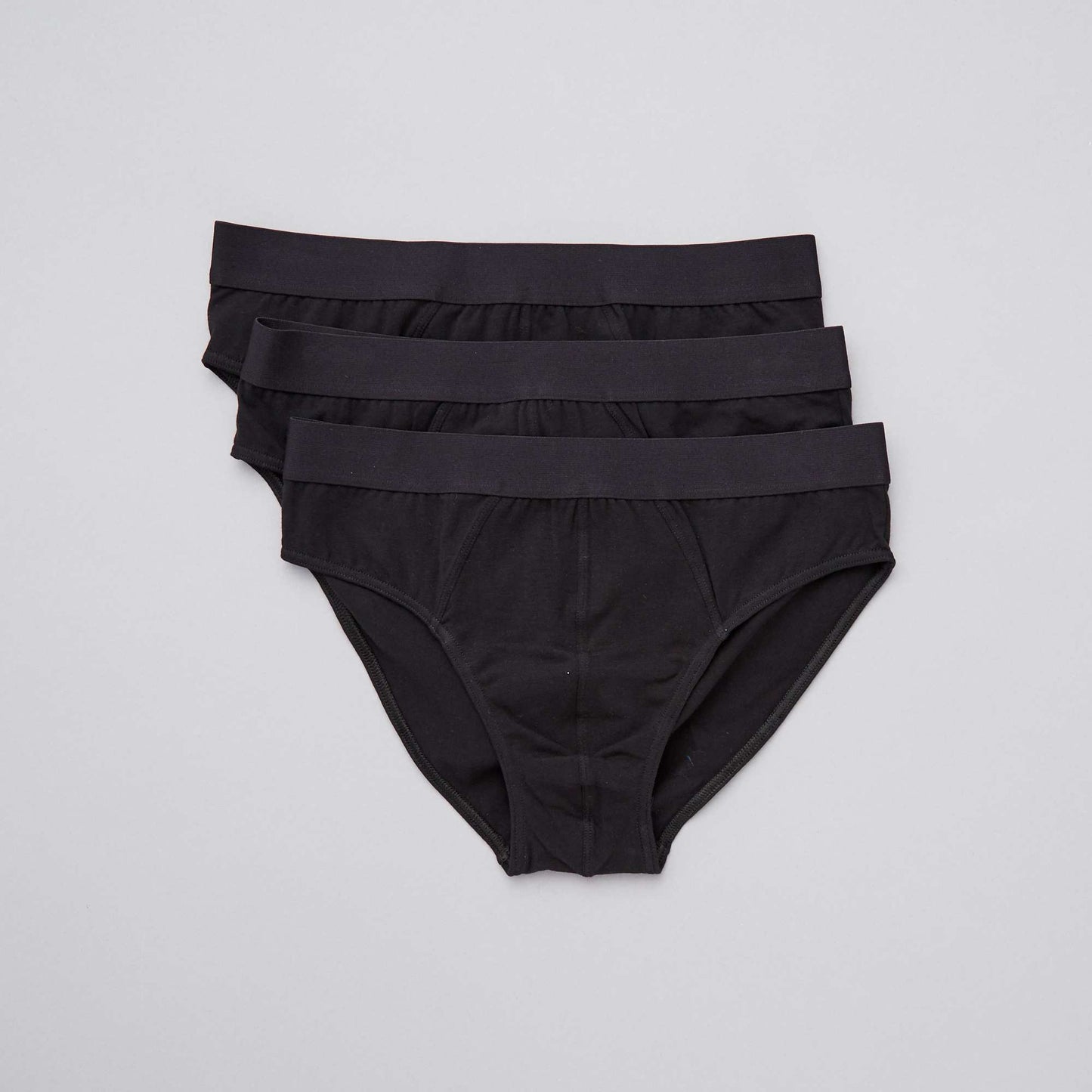 Lot de 3 slips unis NOIR