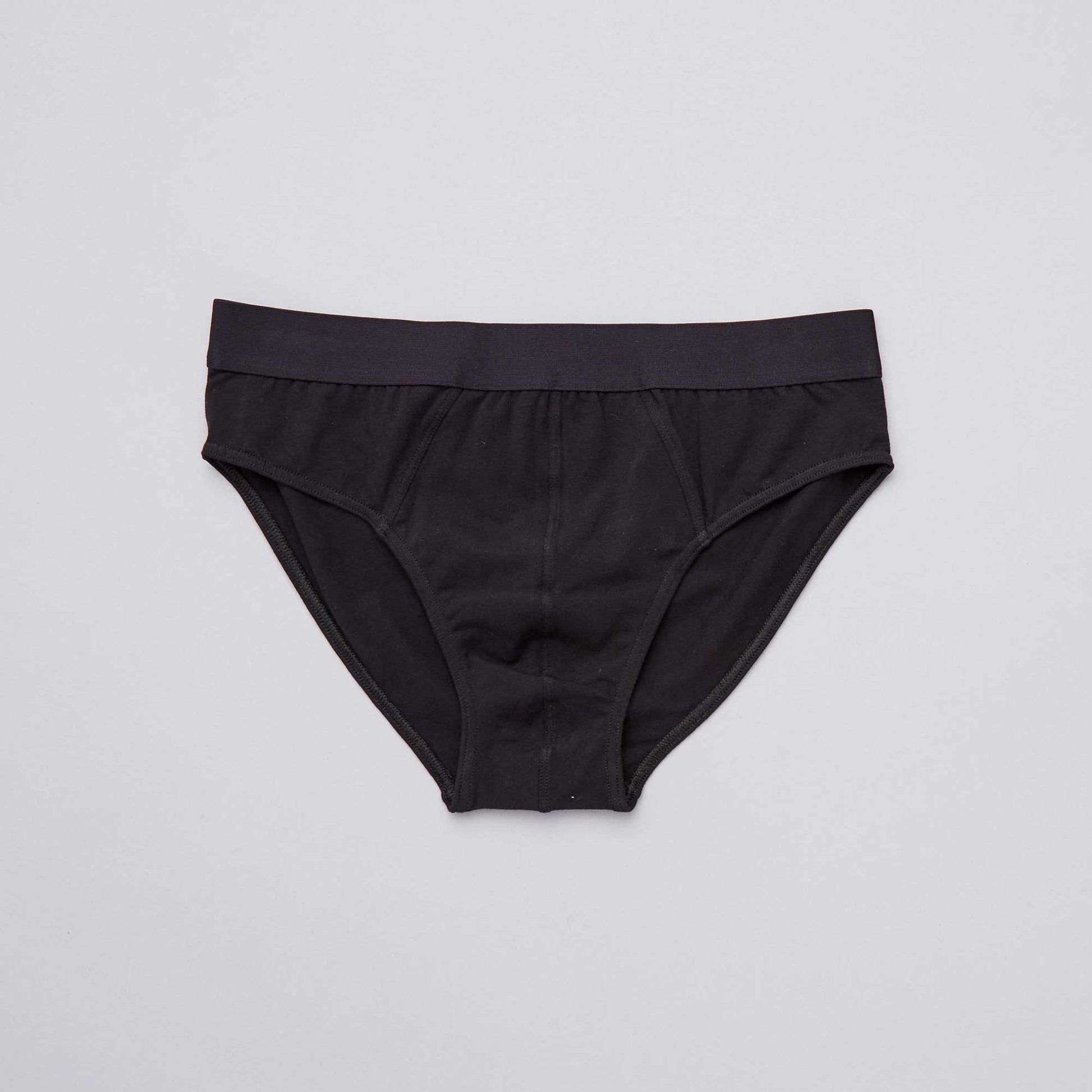 Lot de 3 slips unis NOIR