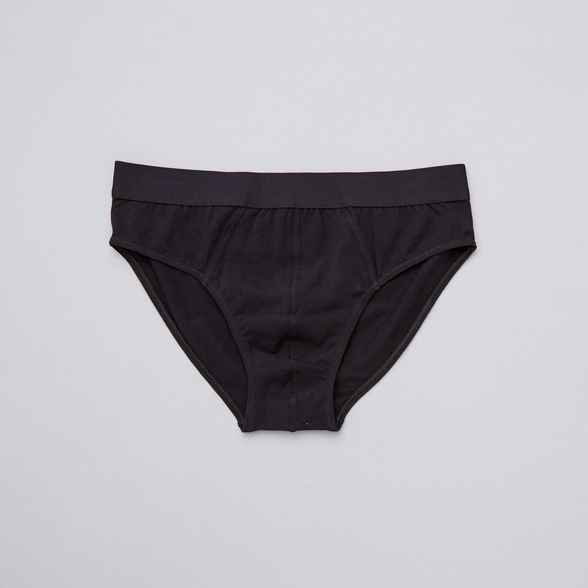 Lot de 3 slips unis NOIR