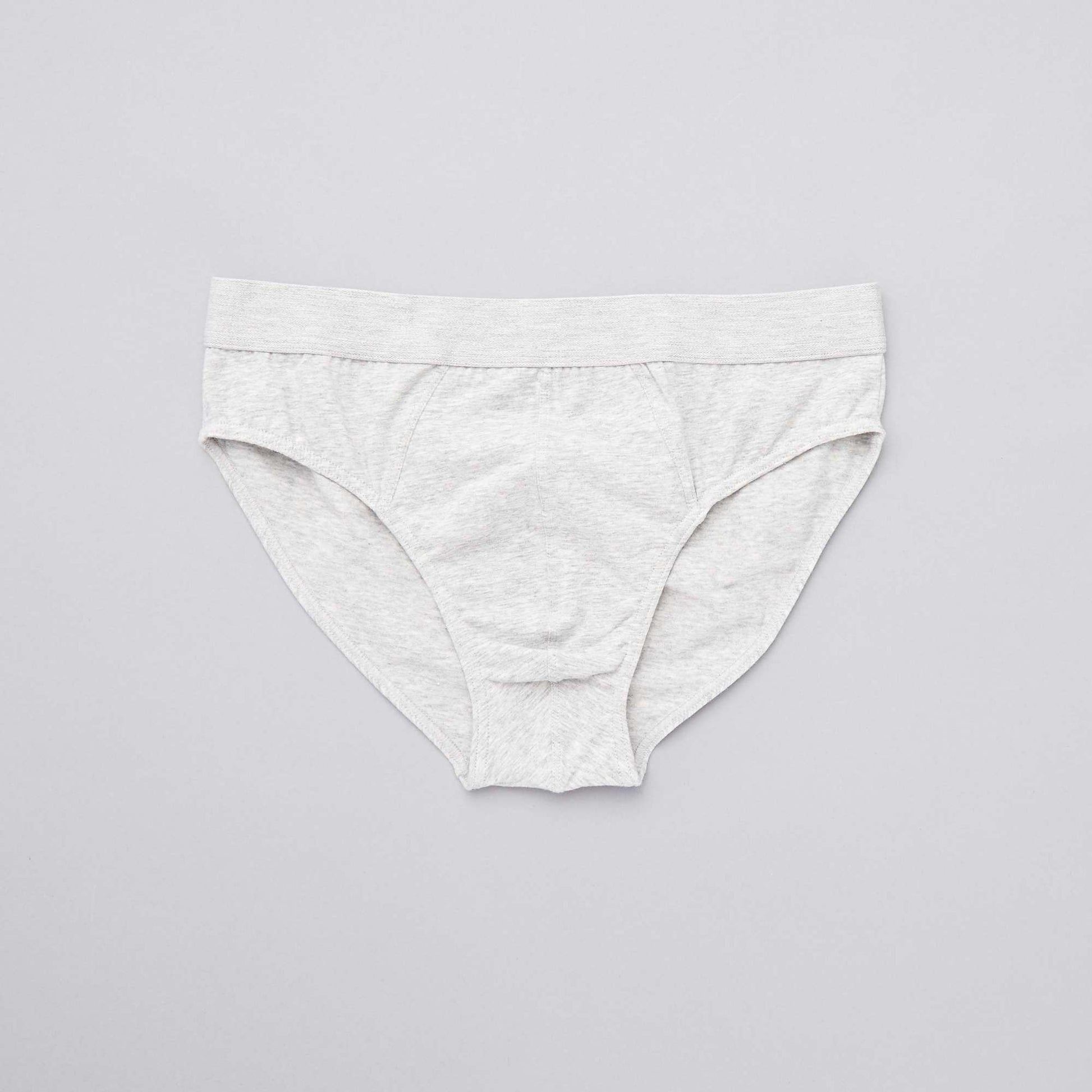 Lot de 3 slips unis BLEU GRIS ROUGE